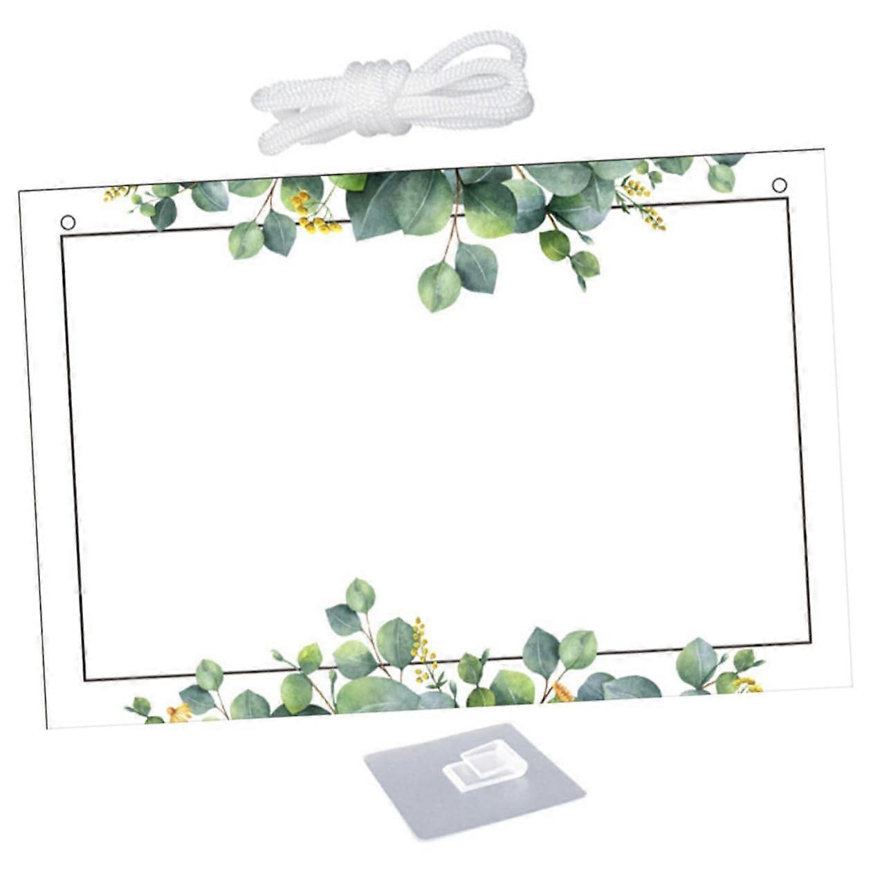 Desktop Acrylic Board Memo Board with Lanyard Table Memo Board