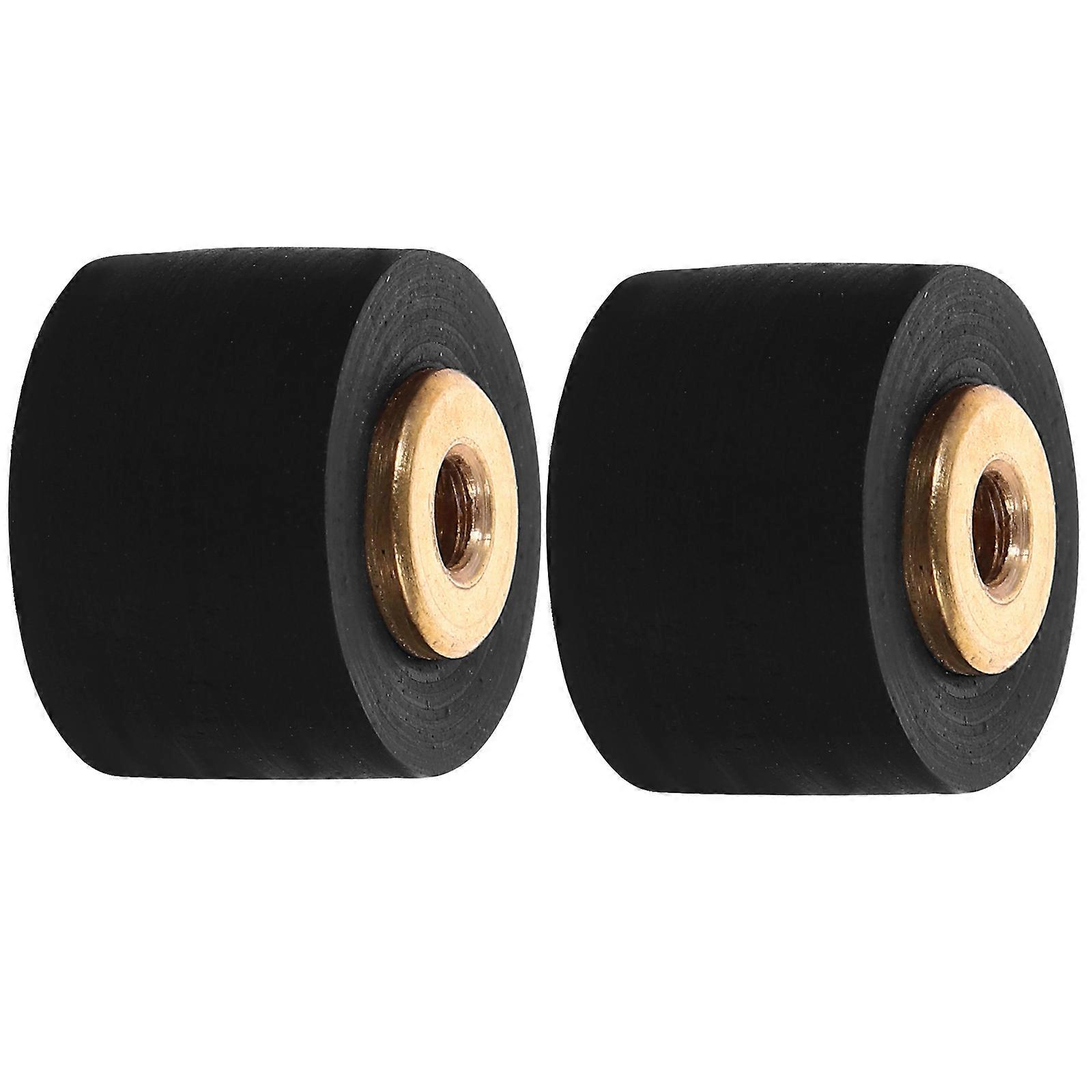 Pinch Roller for Amplifier Parts Black Color 2Pcs