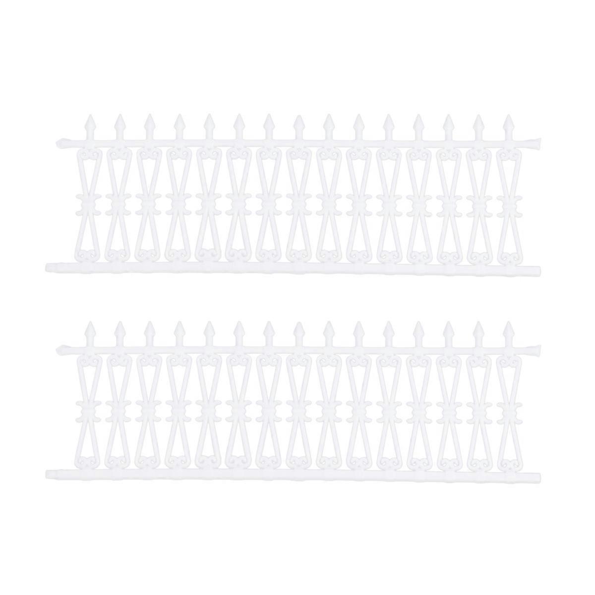 Durable Scale Garden Fence for Courtyard, Sand Table Landscaping & DIY Micro Landscape Decor – Realistic Design for Gardens, Hotels & Outdoor Spaces