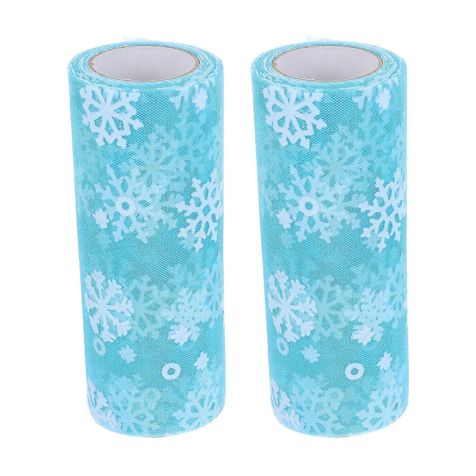 Blue Tulle Roll for DIY Crafts and Decorations Perfect for Weddings Festivals and Hair Bows 10 Yards