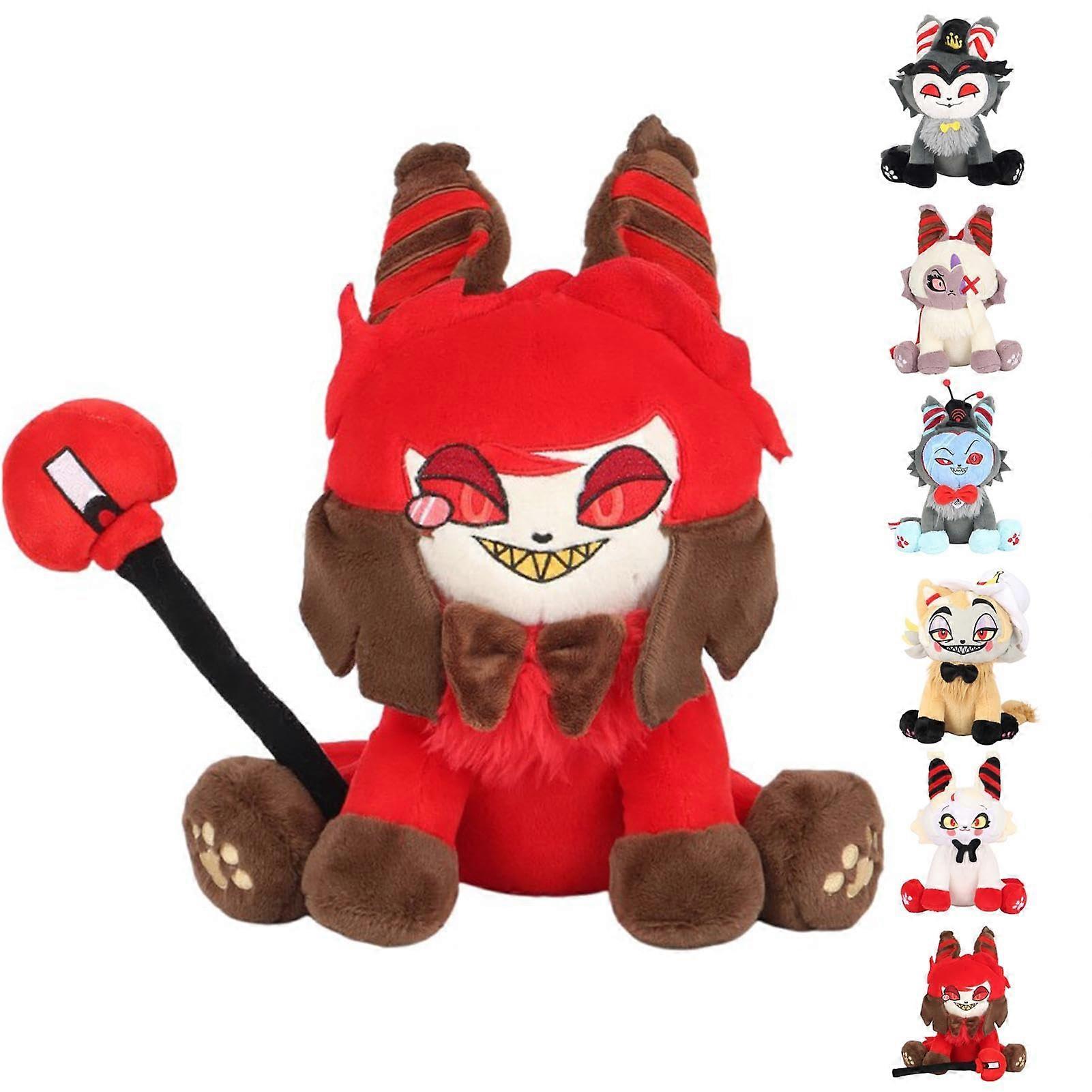Husk Hotel Plush Angel Dust Soft Plush Toy Anime Character Red