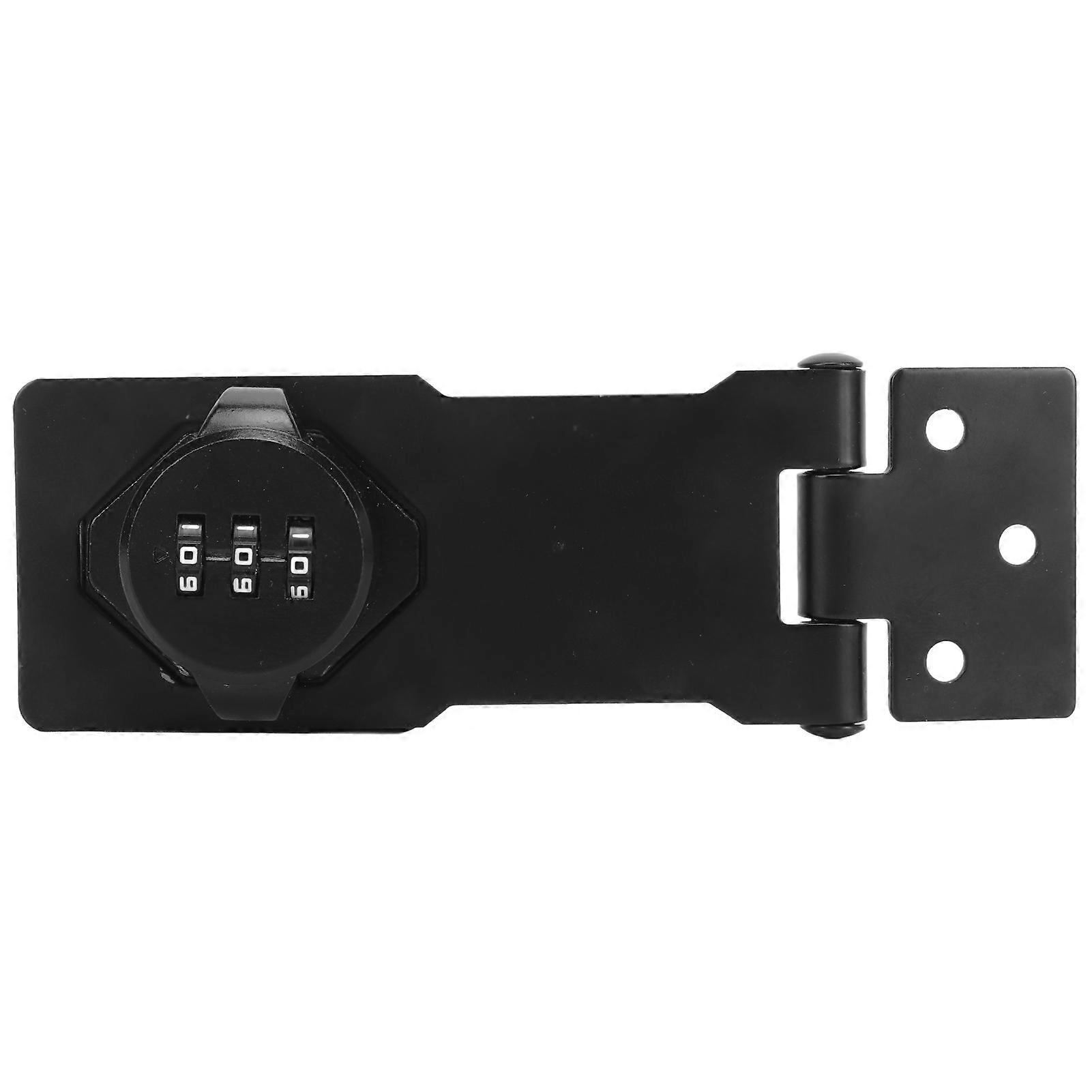 Mechanical Password Lock 3 Digit Combination Anti Theft Hasp Lock for Door Cabinet Drawer 