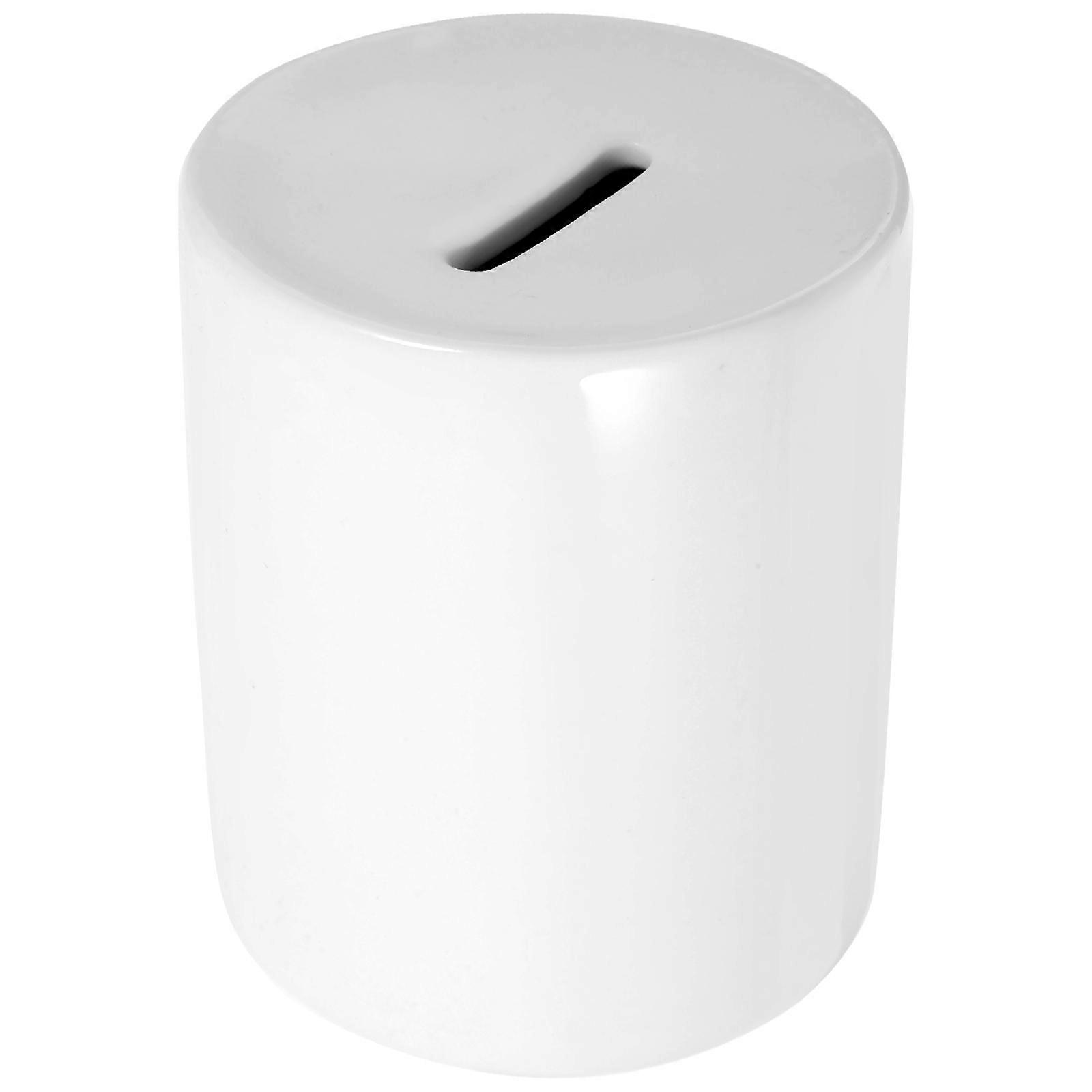 Ceramic Fall Piggy Bank for Home Decor – Simple Design Coin Jar for Saving and Organizing Coins