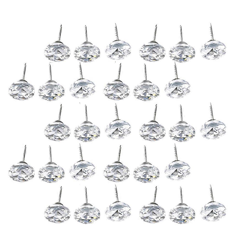 Decorative Upholstery Tacks Silver Craft Enthusiasts 30Pcs