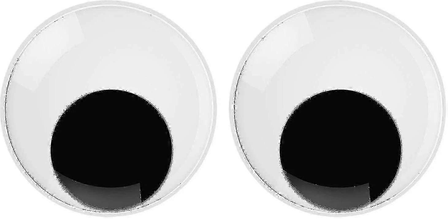 2er-Pack Große Jumbo Selbstklebende Augen für Weihnachtsfeier Handgemachtes DIY Kunsthandwerk (76mm / 3 ")