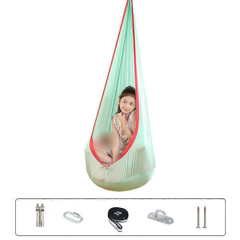 Hanging Pods Swing for Kids Hammock Chair Child Swing Hammock Chair for Indoor and Outdoor UseYMHC