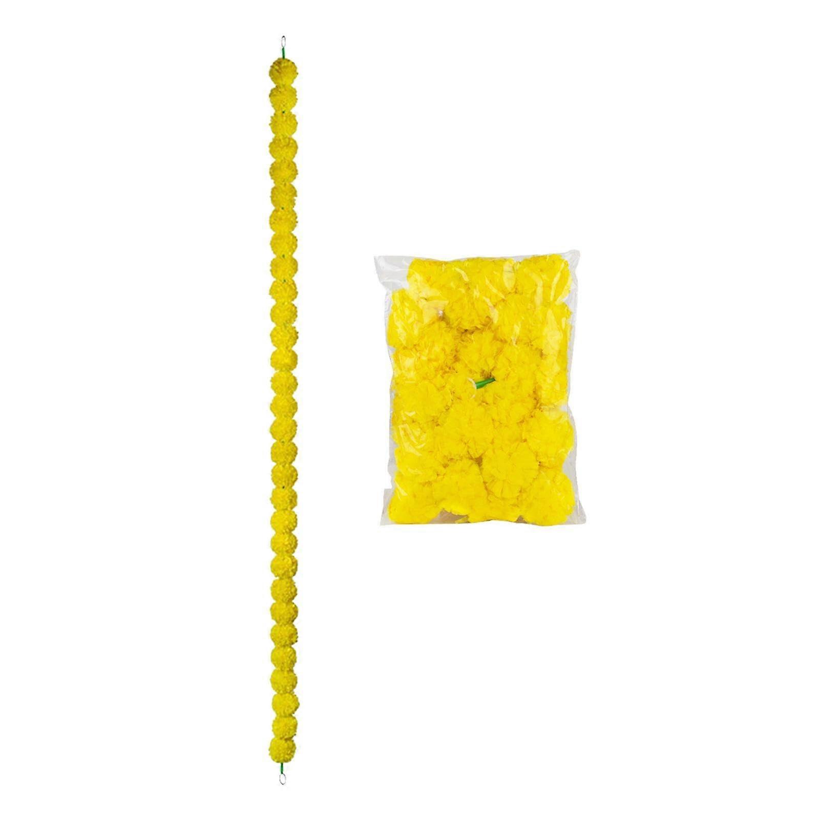 Garlands for Decoration, 5 Foot Artificial Marigolds, Party Garland for Christmas No. 3