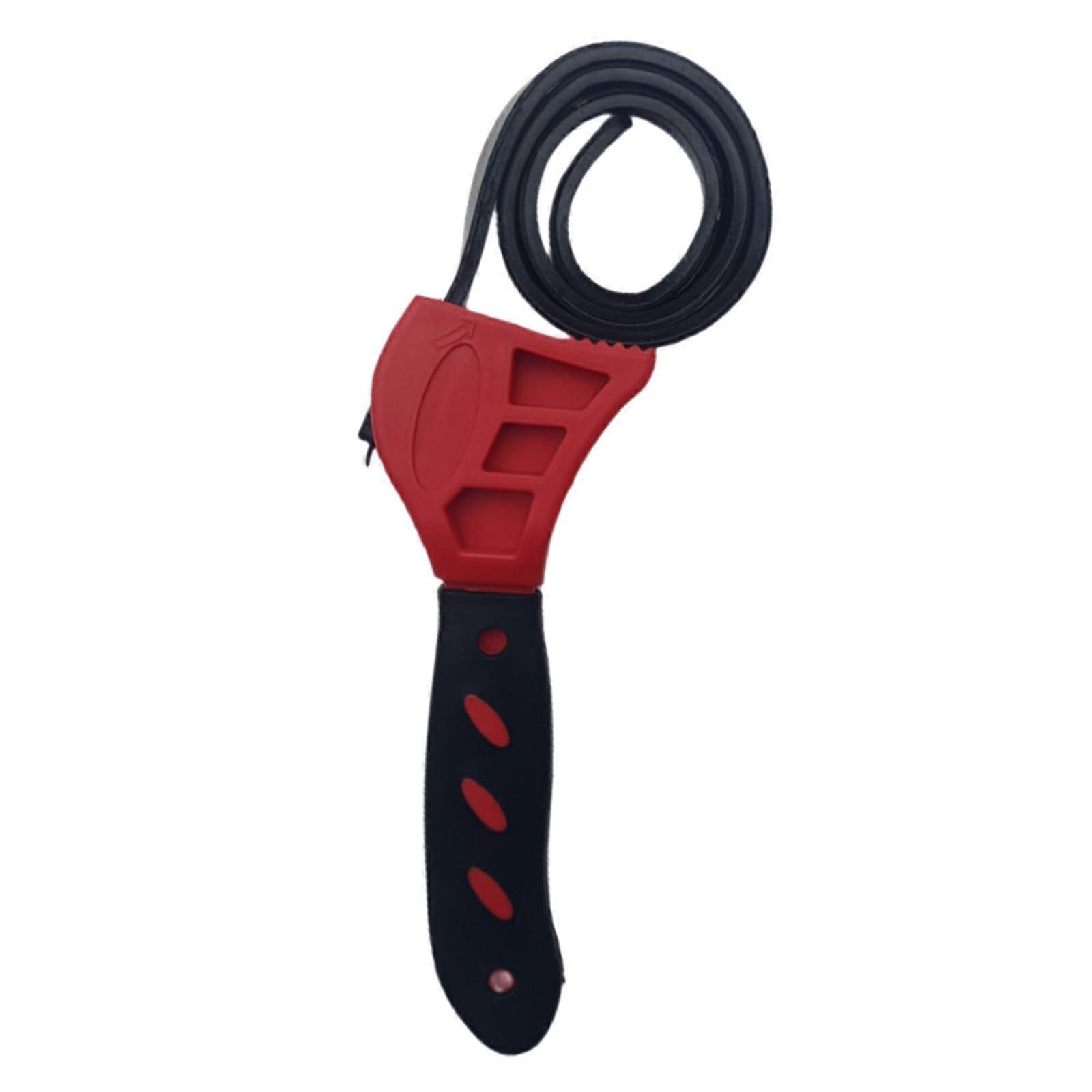 Multifunctional Belt Wrench for Various Pipe Sizes, Non-Slip Grip, Easy to Use, Heavy-Duty Construction