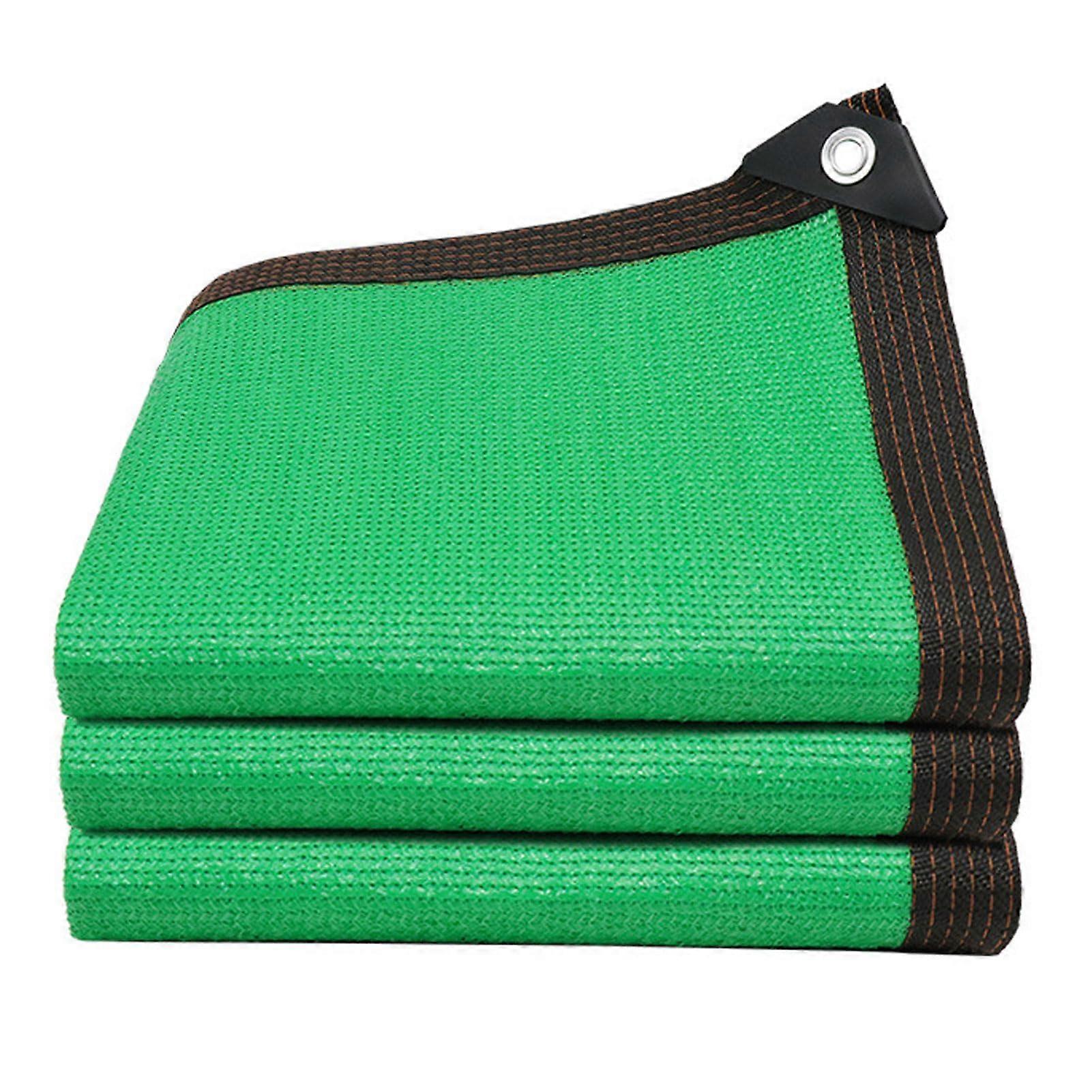 Shade net with eyelets 2x13m, camping shade net, green sun shade net, UVresistant breathable, for garden, greenhouse, pergola, backyard