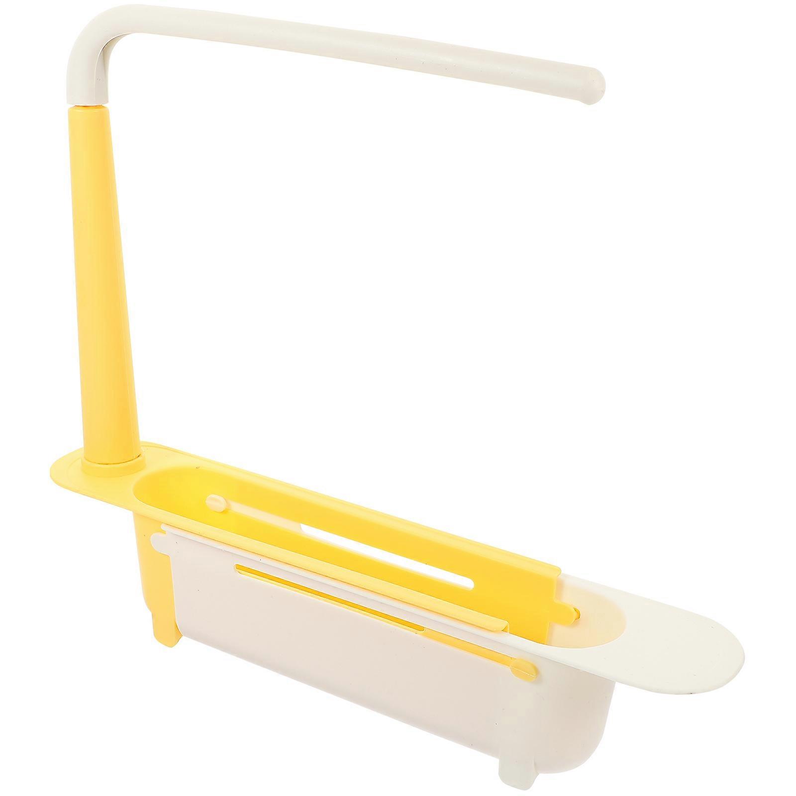 Sink Rack for Sponges Telescopic Sponge Shelf Rectangular PP Simple Design Housewarming present 33.00X27.00X6.00CM 1Pack