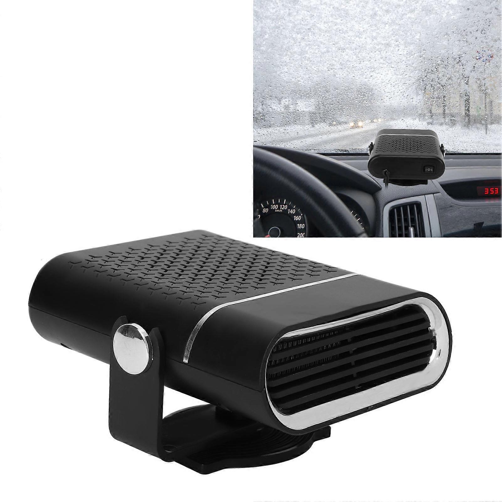 Car Heater 150W 360 Degree Rotating Adjustable Air Volume Plug and Play Portable Car Defroster Defogger 12V