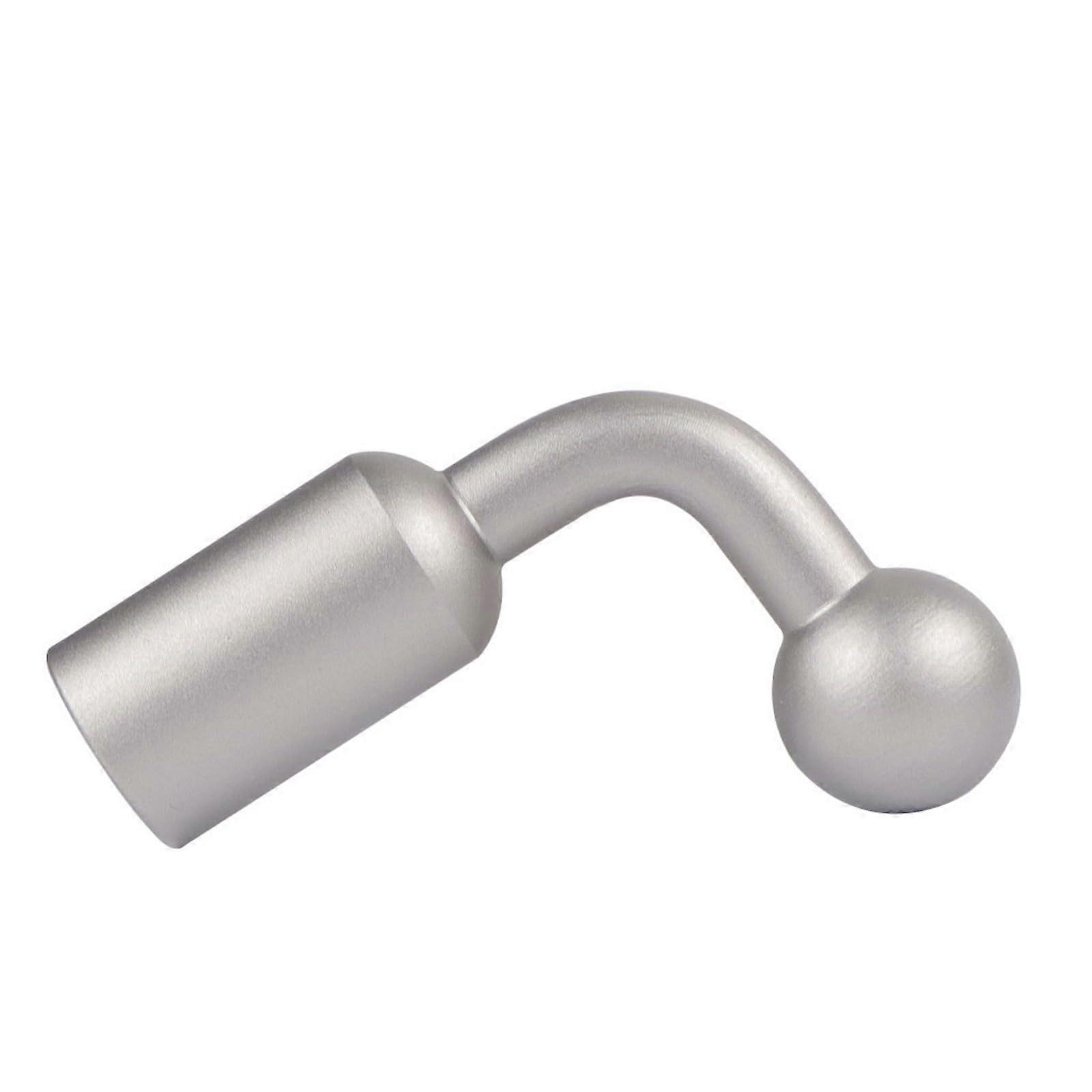 Aluminum Tripod Adapter Connection for 17.5 mm Ball Head Mount with 1/4-Inch Screw Hole Light Gray