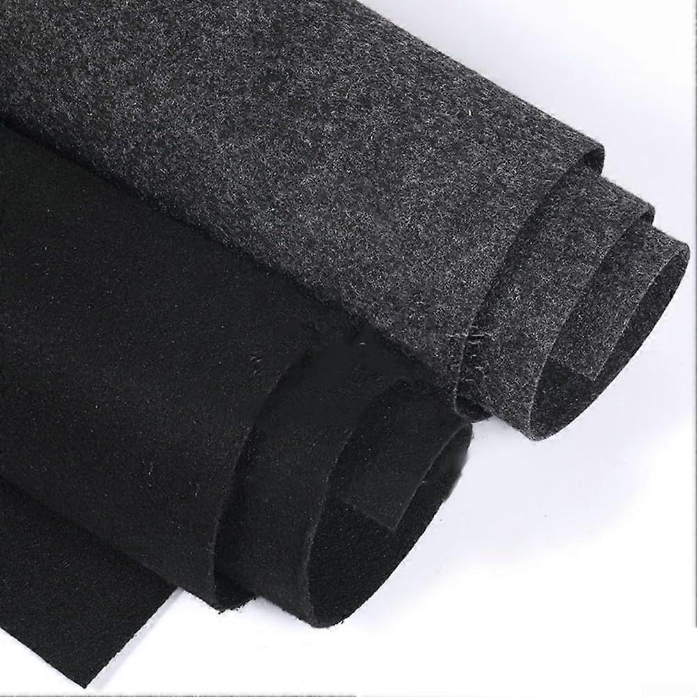 Speaker Fabric Cover, 1m Wide, Black/Grey, Dust-Proof, DIY-Friendly, Aesthetic Upgrade for Speaker Grills