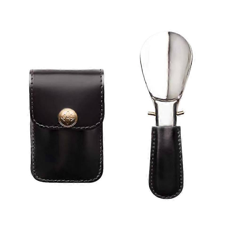 Nytt fällbart skohorn med fodral i PU-läder