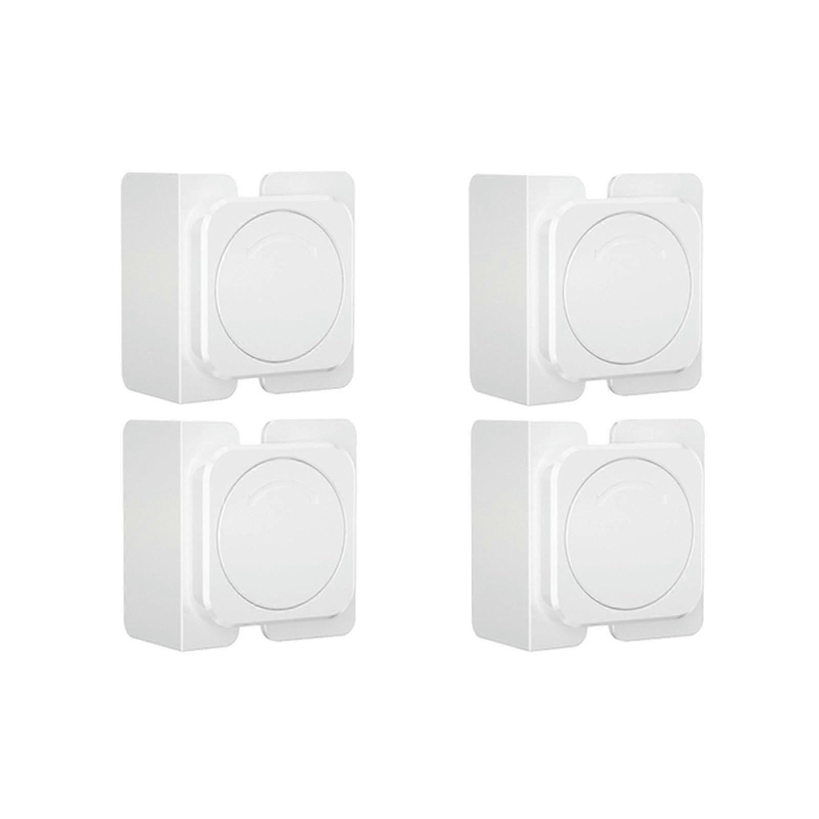Child Safety Home Fridge Lock 4pcs Baby Anti-Open Freezer Door Locks for Toddler Protection Right Angle Design