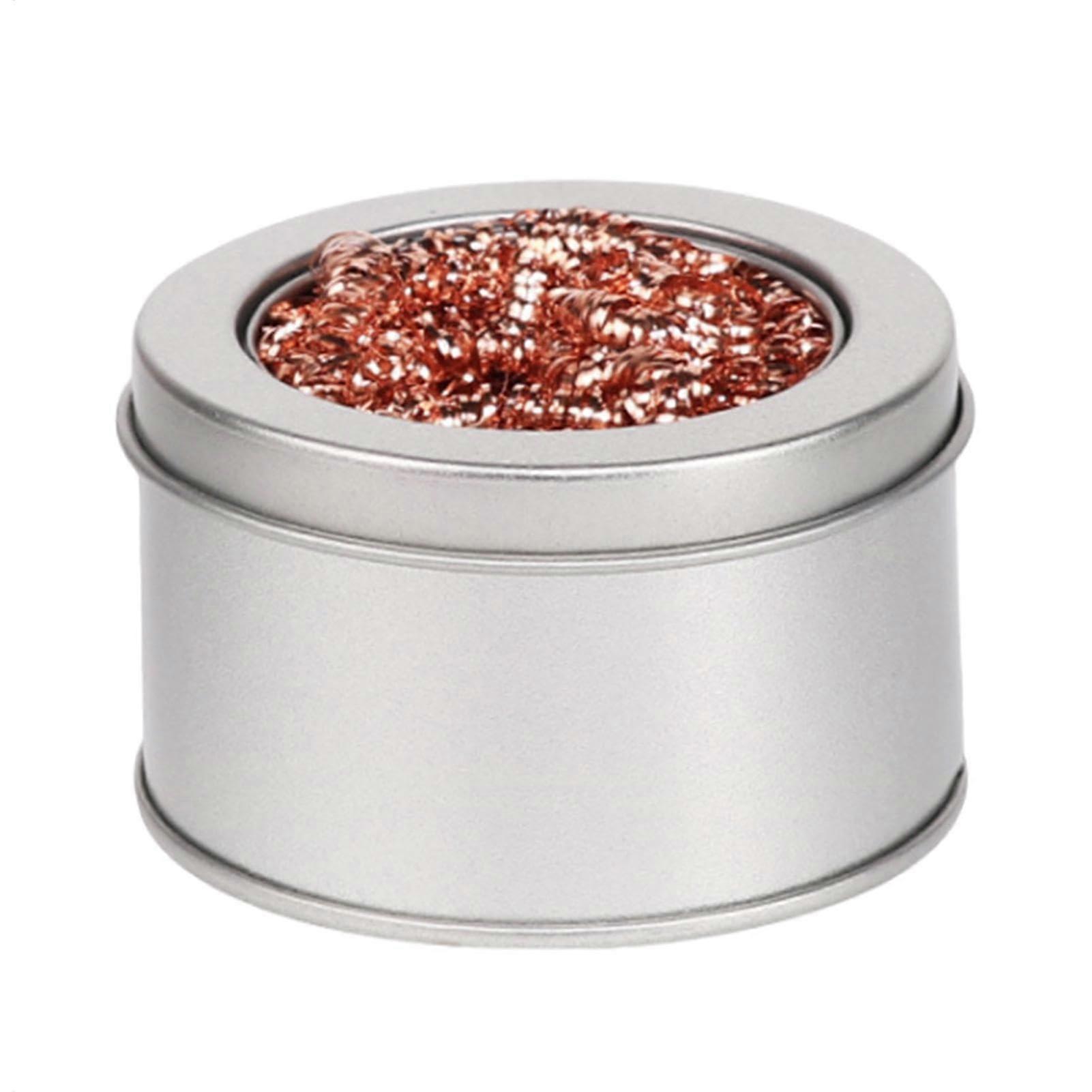 Soldering Sponge Tip Cleaner, Brass Soldering Tip Cleaner for Soldering Iron, Red Brass Cleaning Tool for Precision Work