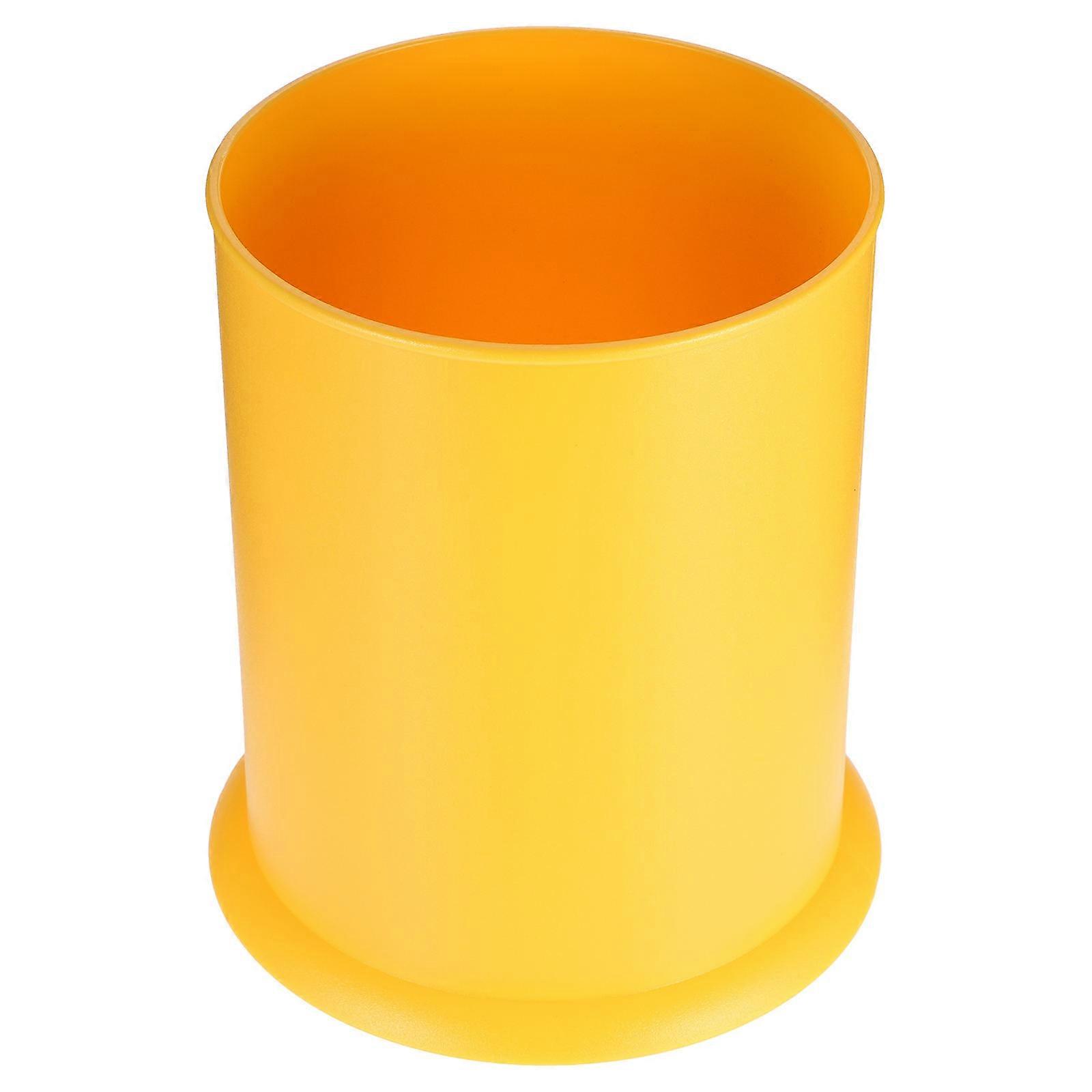 Yellow Kitchen Chopstick Holder Portable Utensil Organizer With Drain Rack Storage Container For Chopsticks Spoons Tableware Ventilated Easy To Clean