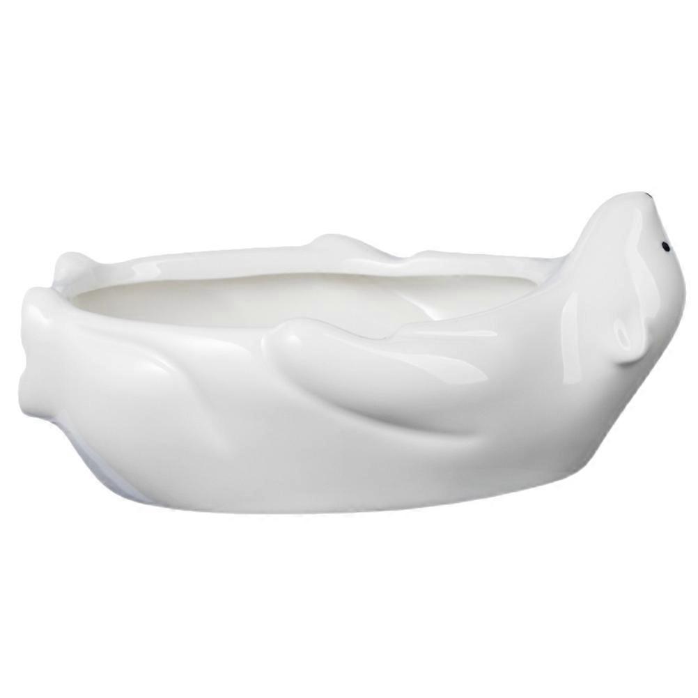 Adorable Animal Shaped Ceramic Bowl for Practical Daily Use 1 Set Includes Salad and Dessert Serving Bowls