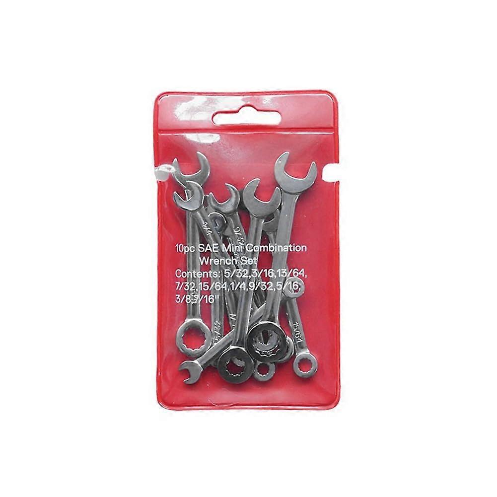 10Piece Mini Wrench Set, Manual MultiPurpose Wrench Tool, Home Maintenance Tools