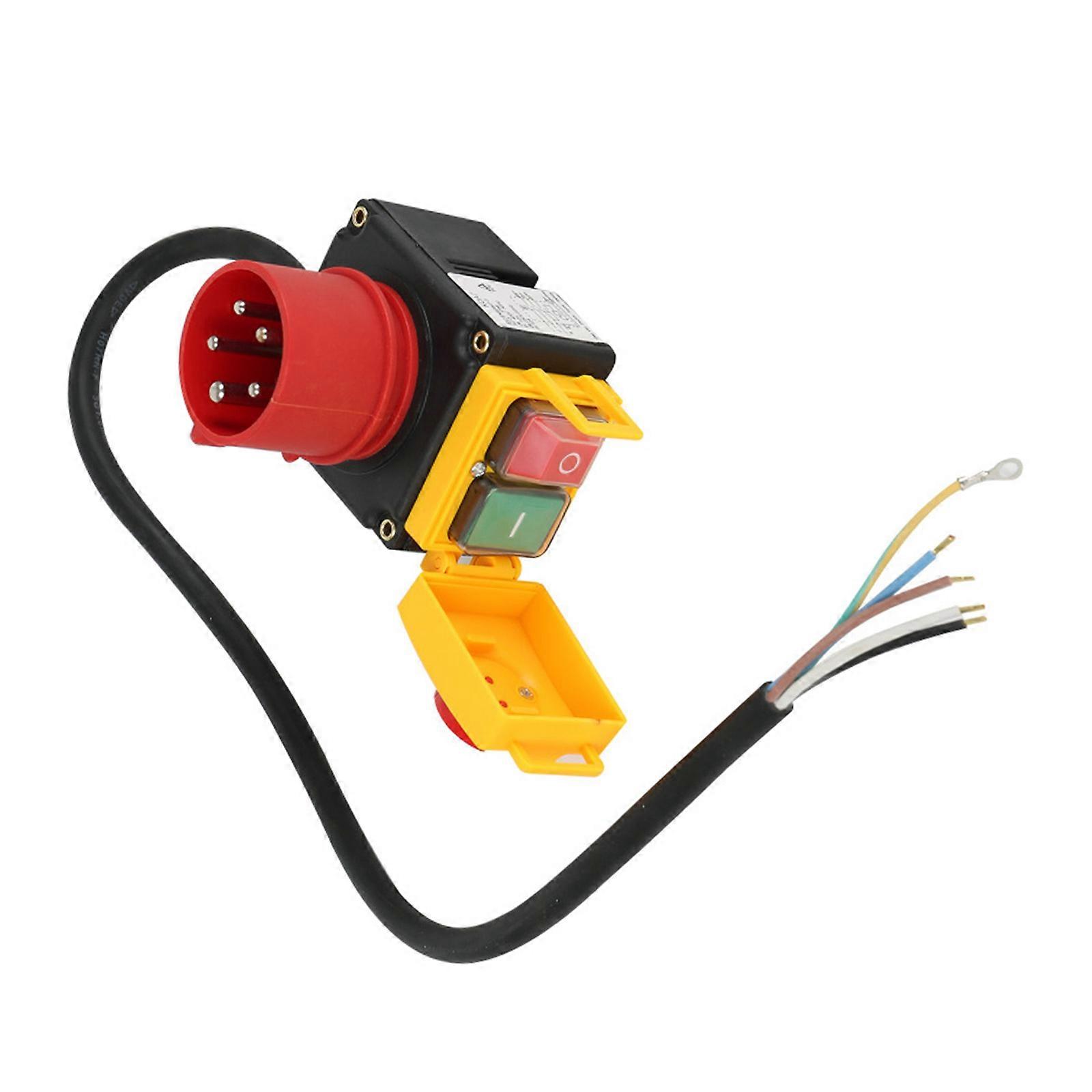 interruptores eletromagnéticos 5Pins com proteções de subtensão Interruptores resistentes práticos para uso de máquinas industriais multicoloridos