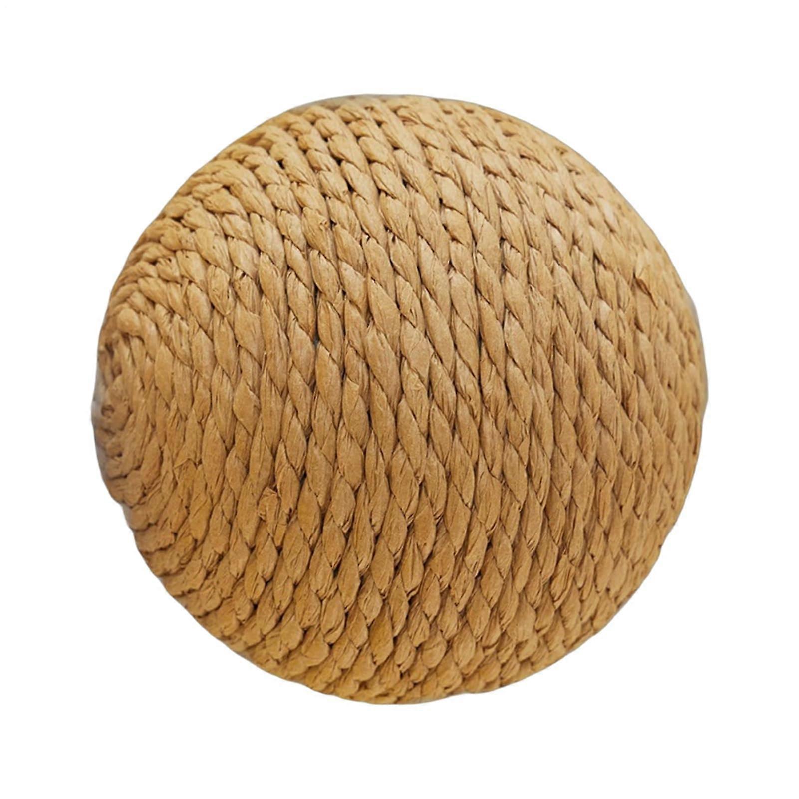 Cat Ball Toy, Natural Rabbit Scratch Ball with Sounds, Interactive Large Pet Toy for Cats, Kittens, and Rabbits, Indoor Fun