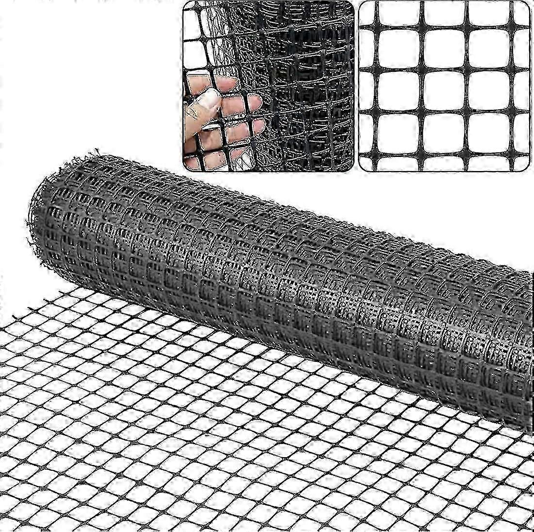 Garden Fence Barrier Fencing For Dogs,1x10m Plastic Mesh Fencing Roll[heavy Duty]safety Temporary Fencing,garden Mesh Border Fence Reusable For Yard V