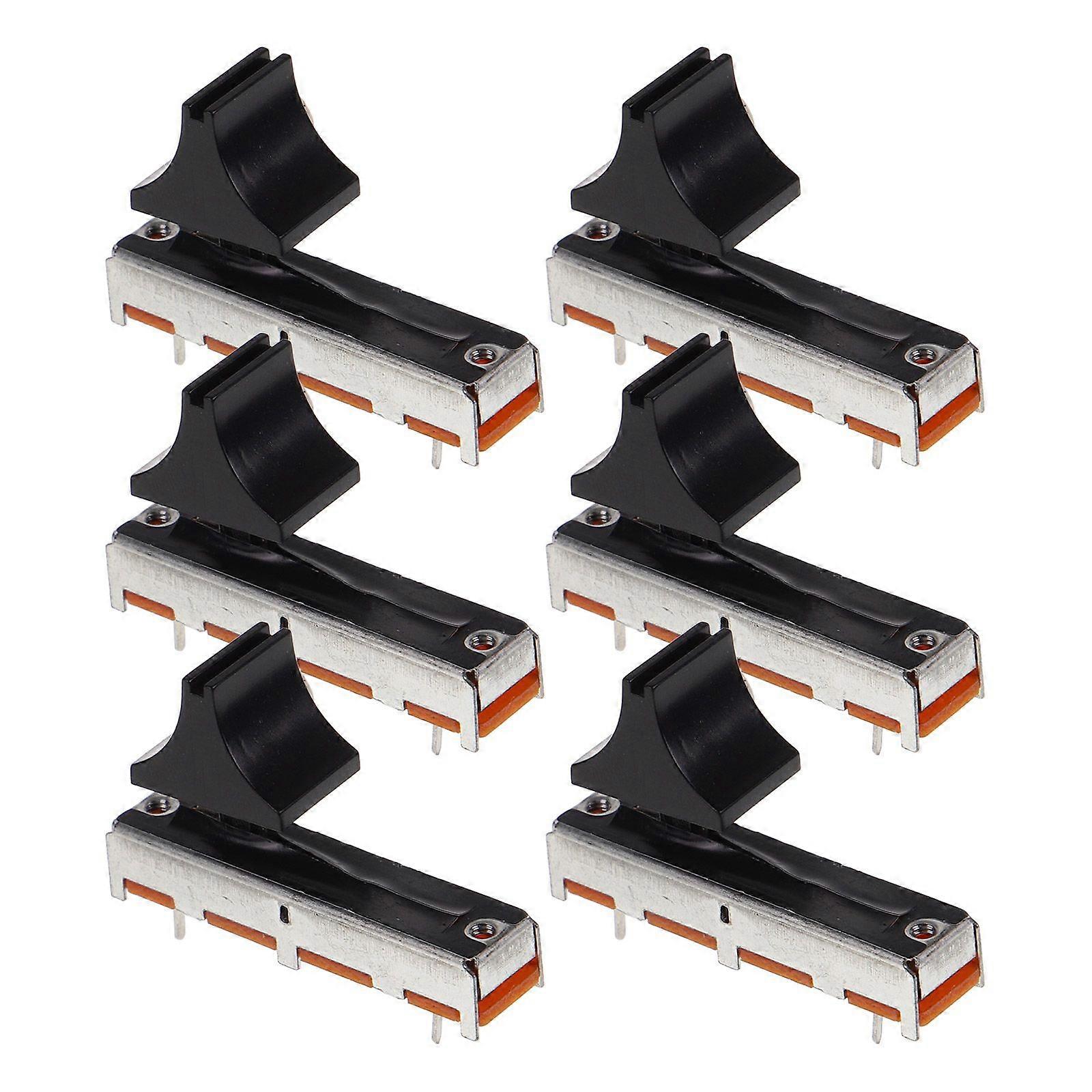 6pcs Electronic Potentiometer Single Linear Potentiometers Replacement Slide Potentiometers