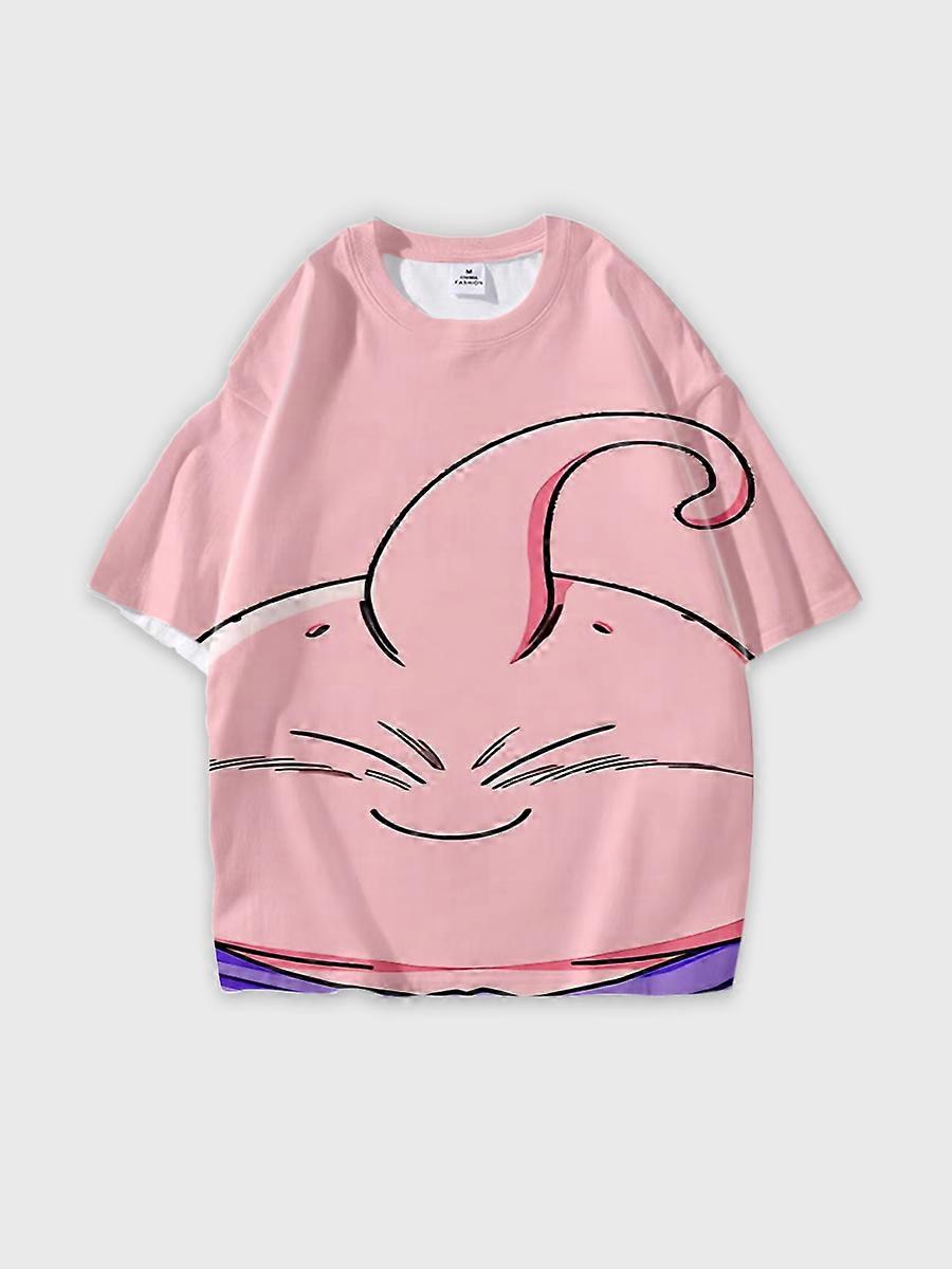 T-shirt round neck Cartoon Pattern loose short sleeve P666