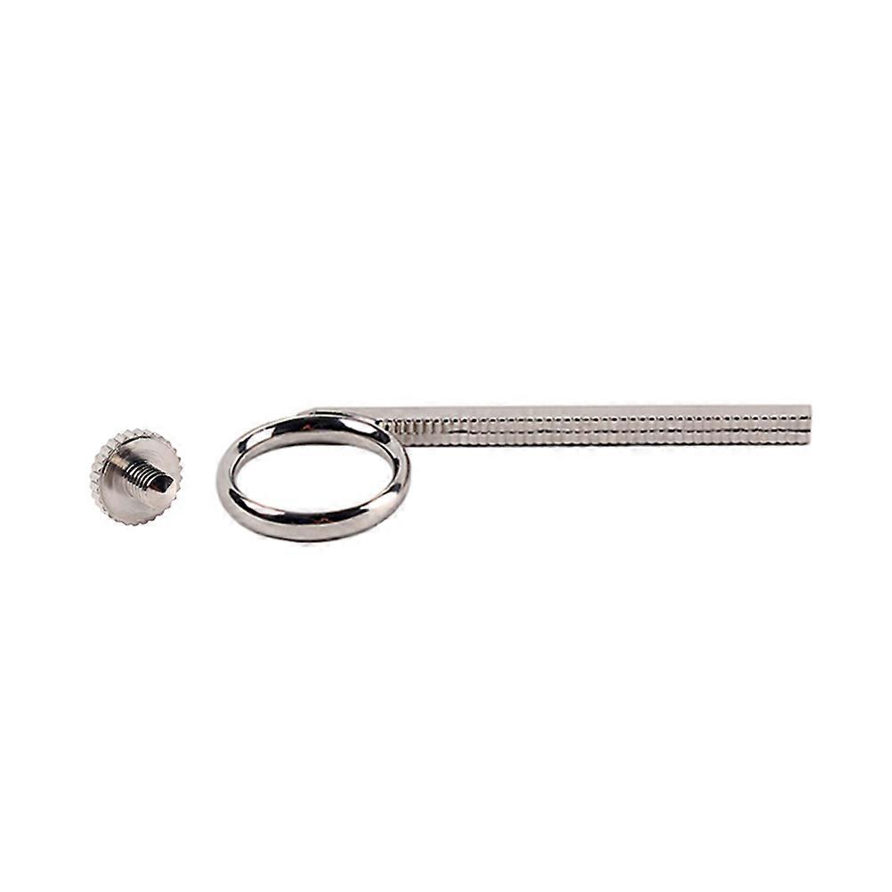 Trumpet Finger Ring Pull Accessory for Cornet Made of Metal Silver Lightweight Durable Fits Better 2pcs