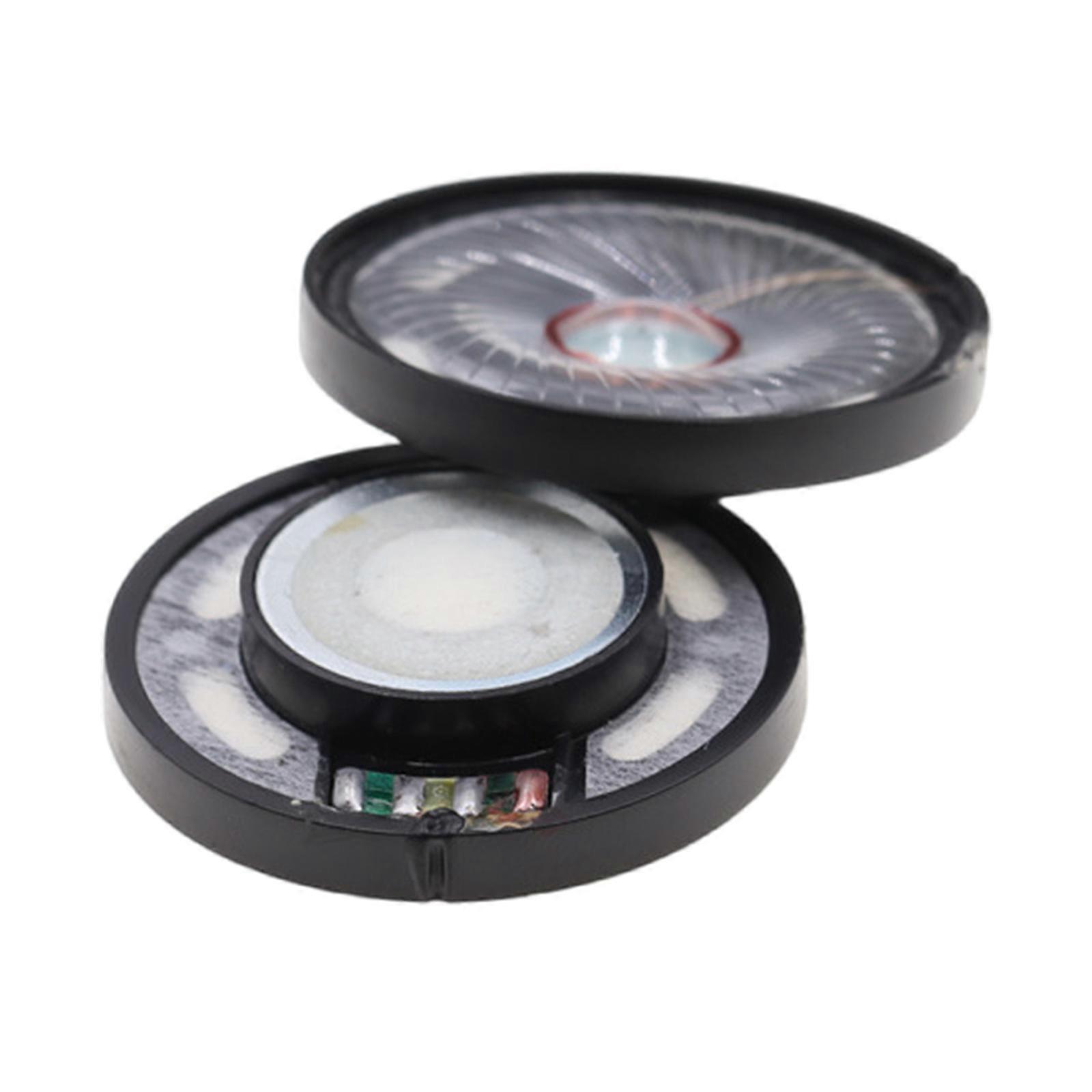 2 st 50 mm 32 ohm 112 db hörlurshögtalare enhet headsetdriver högtalare reparationsdelar för hörlurstillbehör flerfärgade