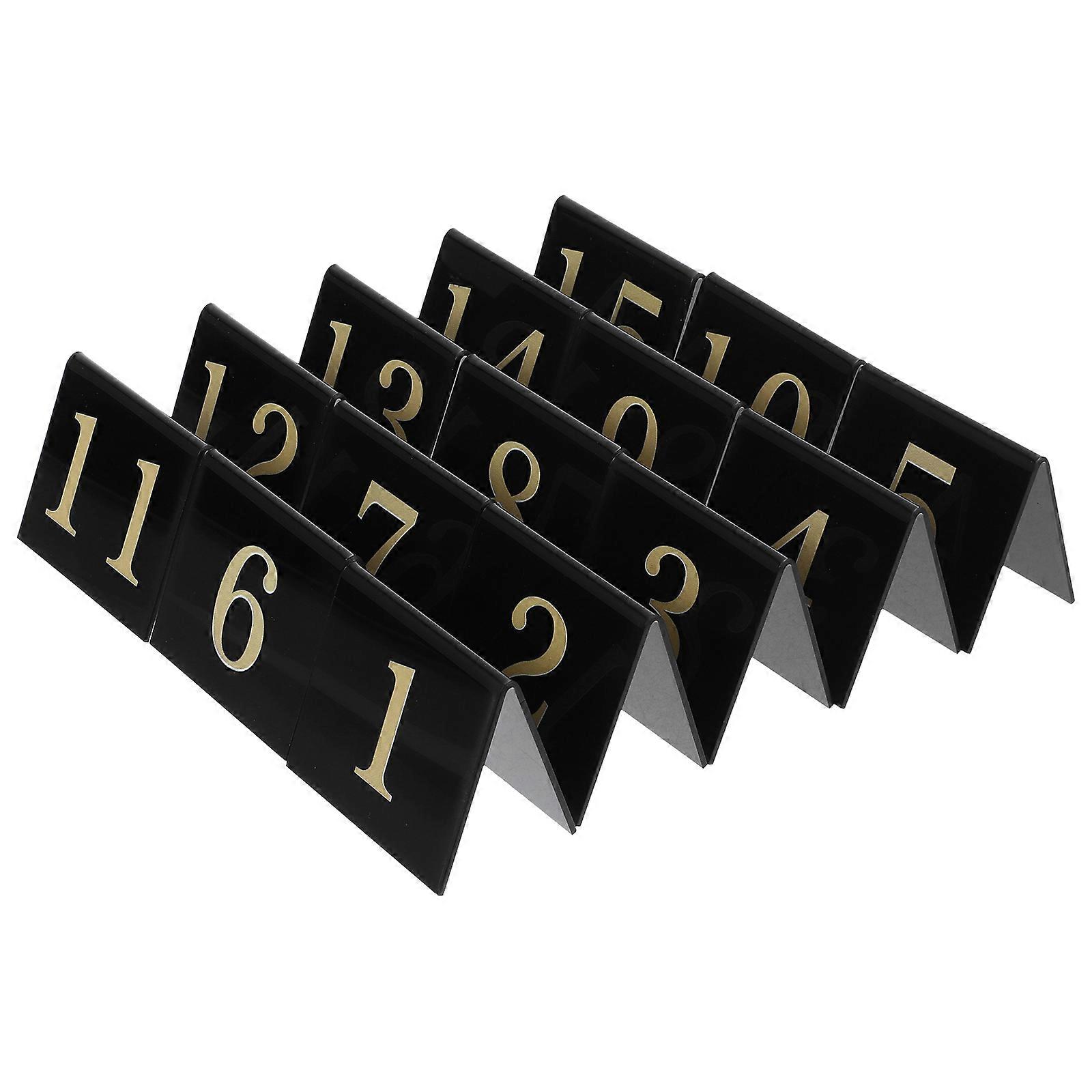 Detective Game Number Markers V-Shaped Design Crime Scene Investigation Table 15Pcs