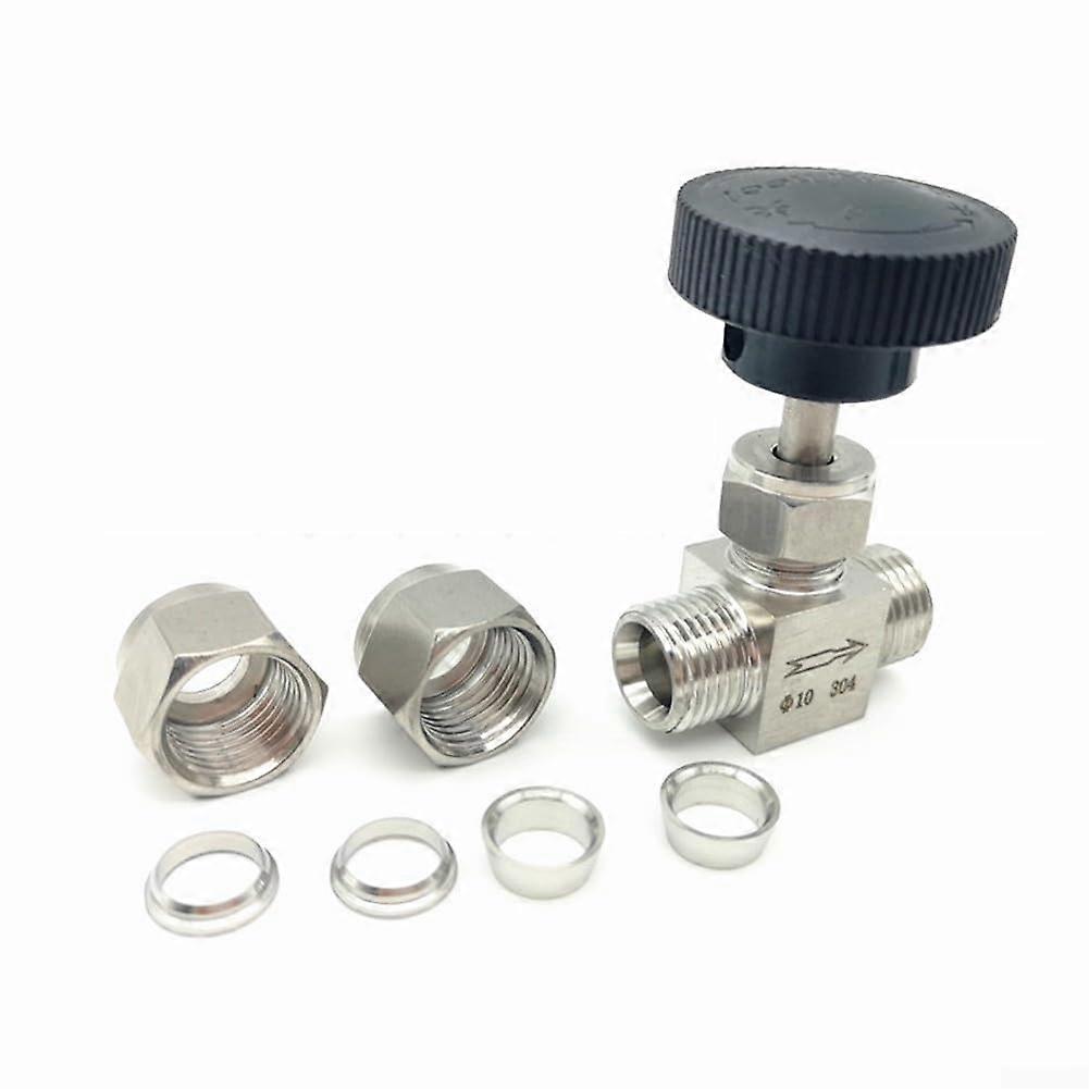 Performance 304 Stainless Steel Ferrule Needle Valve  for Various NonCorrosive Media with Easy Maintenance (Φ4mm)