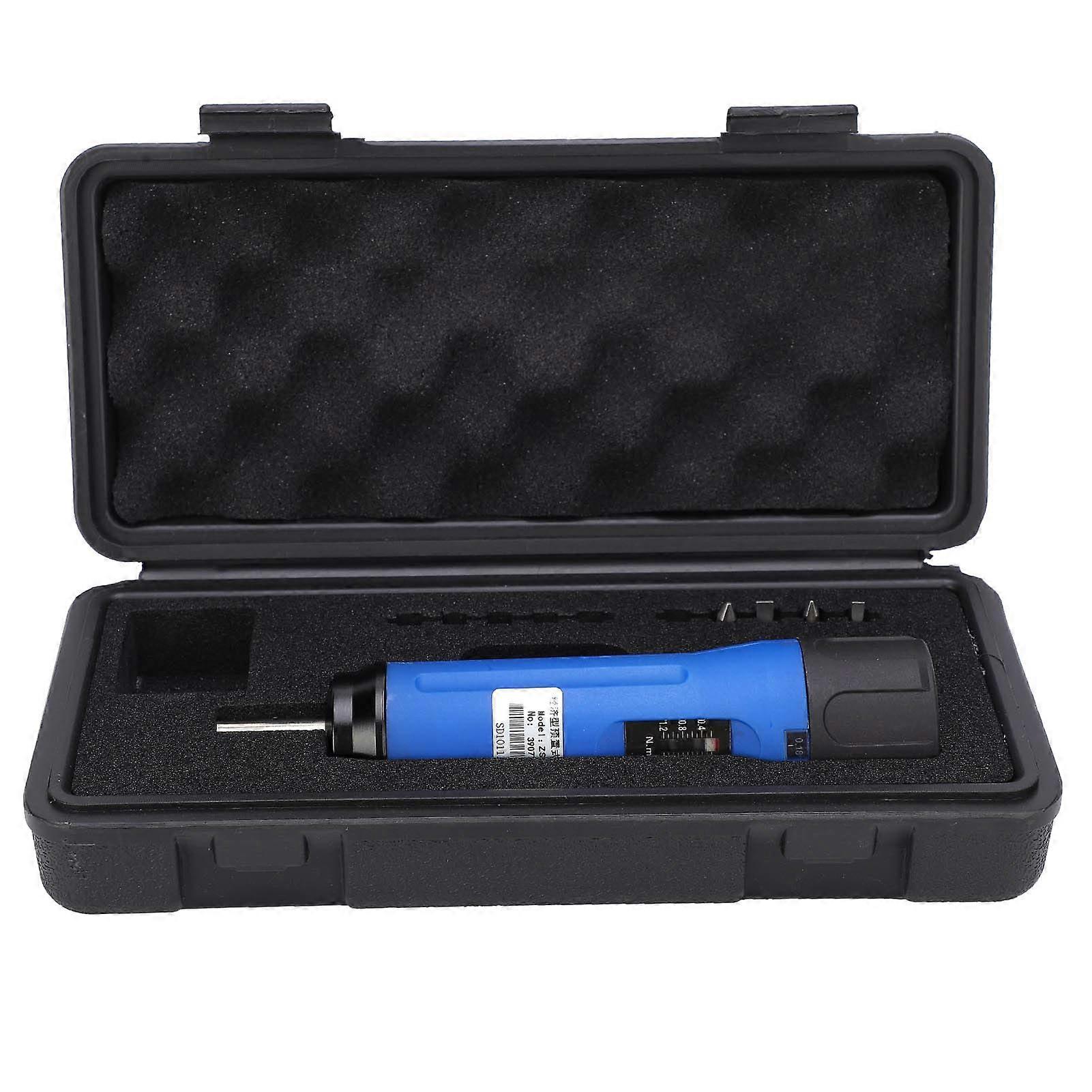 Torque screwdriver ZSQ 1.2, preset torque wrench with straight and cross bits, audible alarm, forwardreverse, nylon housing, linear scale, iron