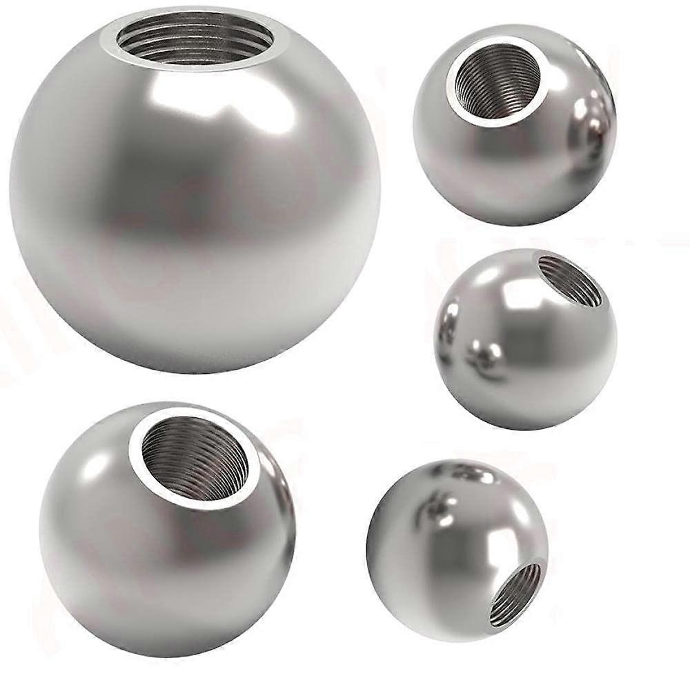 Stainless Steel Threaded Ball, M4 Threaded Ball, Perforated Thread Cutting Ball, 30mm Length, Rotating Screw Ball, 1pc