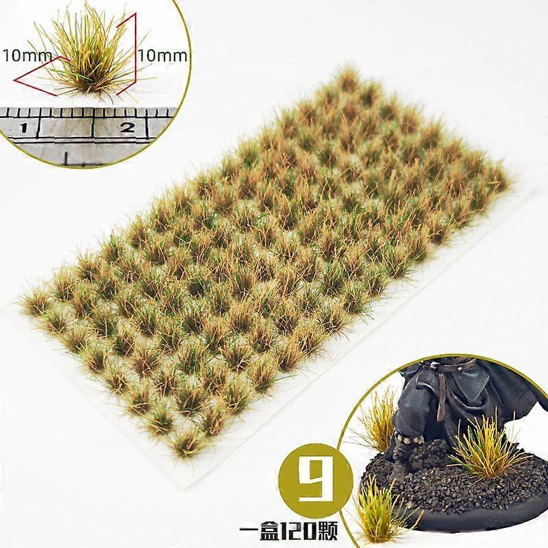 Miniature Static Grass Tufts for DIY Micro Landscape Artificial Grass Model for Diorama Railway Scenery and Fairy Garden Decor
