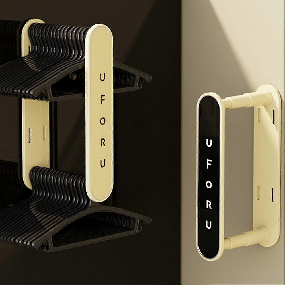Extendable Wall Clothes Hangers, Storage Shelf, Organizer, Foldable Holder for Wardrobe, Clothes Organization and Wall Use (A)