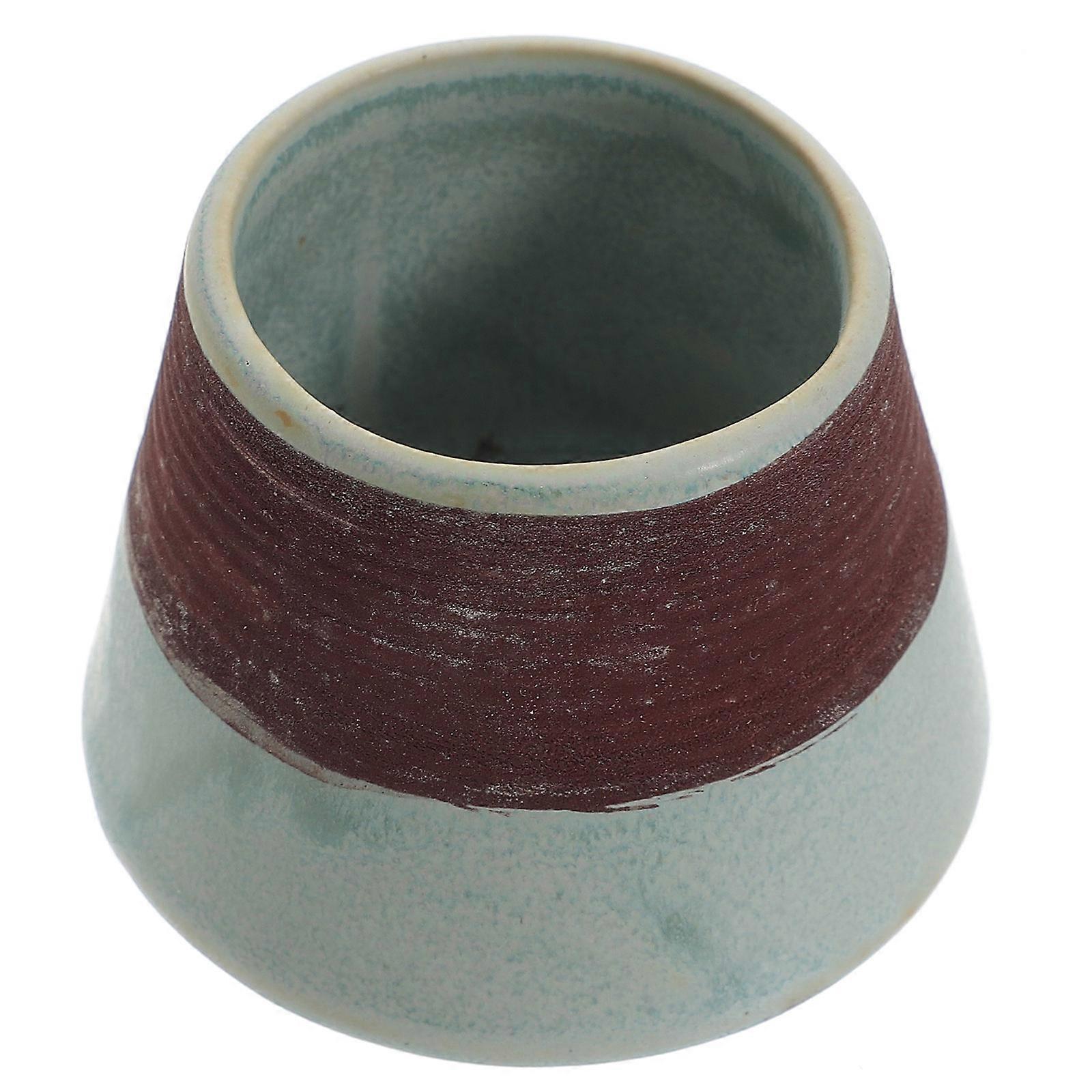 Ceramic Match Holder with Striker 1 Set Modern Matchstick Storage Jar for Incense Burning