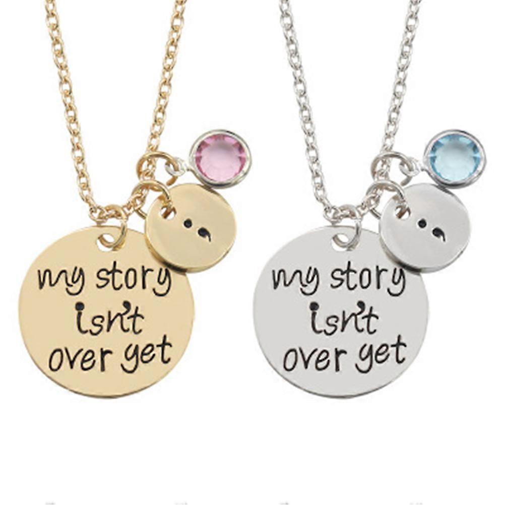 Inspirational Semicolon Necklaces, Designed for Those Who Need Encouragement