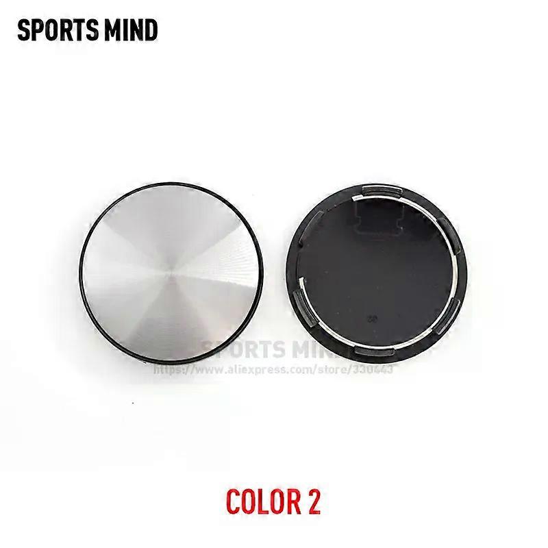 4PCS/Lot 68MM Car Wheel Center Hub Caps with No Logo Aluminium Emblem Dust Proof Cover