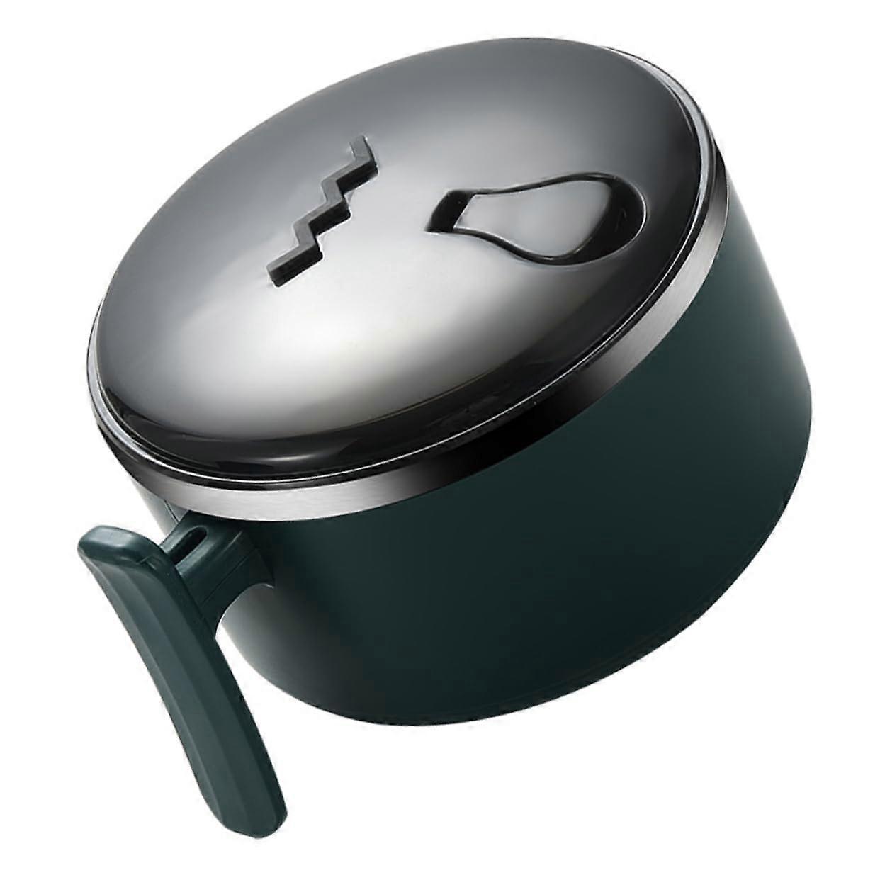 Ergonomic Grip Large Capacity Lid for Stainless Steel Instant Noodle Bowl Ideal for Office and Camping