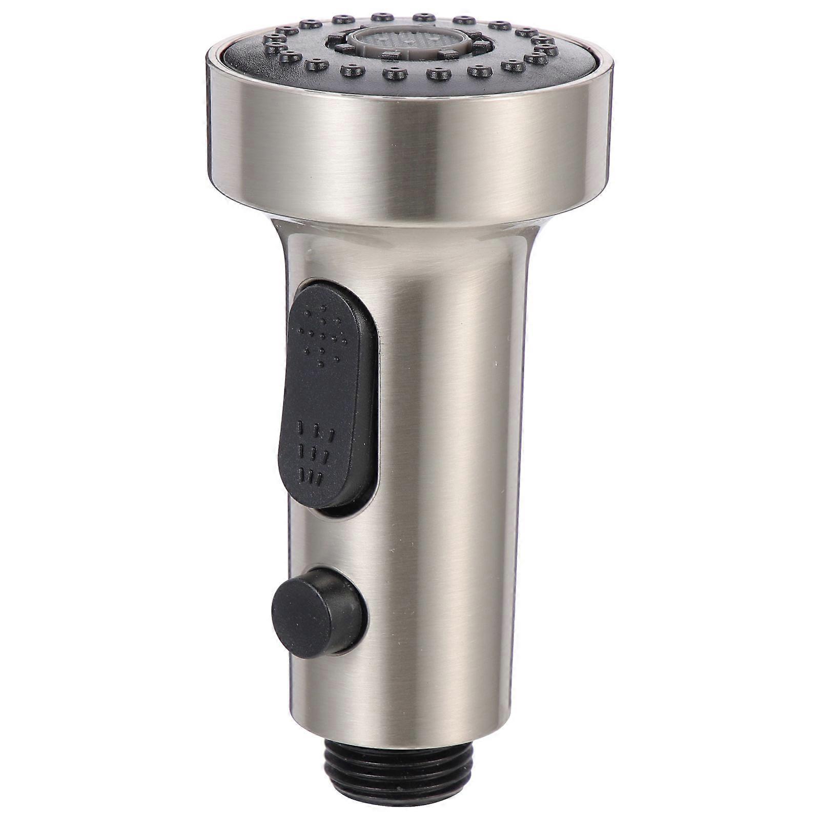 Kitchen Faucet Replacement Parts Pull Out Sink Sprayer Nozzle Silver ABS Material 0.5L/min