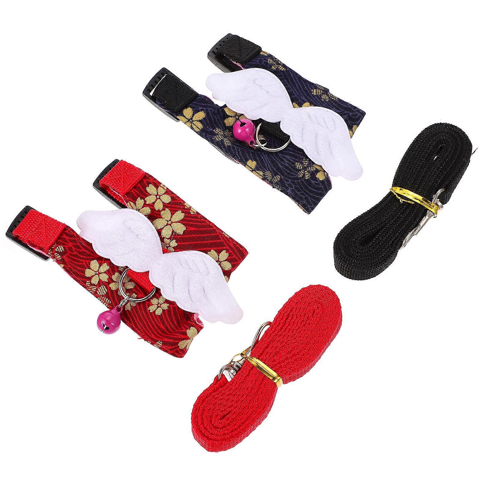 1 Set Of Small Animal Costume Harness And Leash Suitable For Outdoor Activities Assorted Color Easy To Use Design