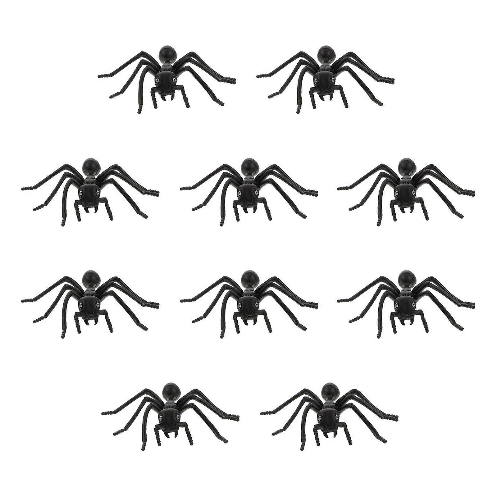 10pcs Realistic Fake Prank Insects for Halloween Decor, Biology Teaching & Party Scare Props