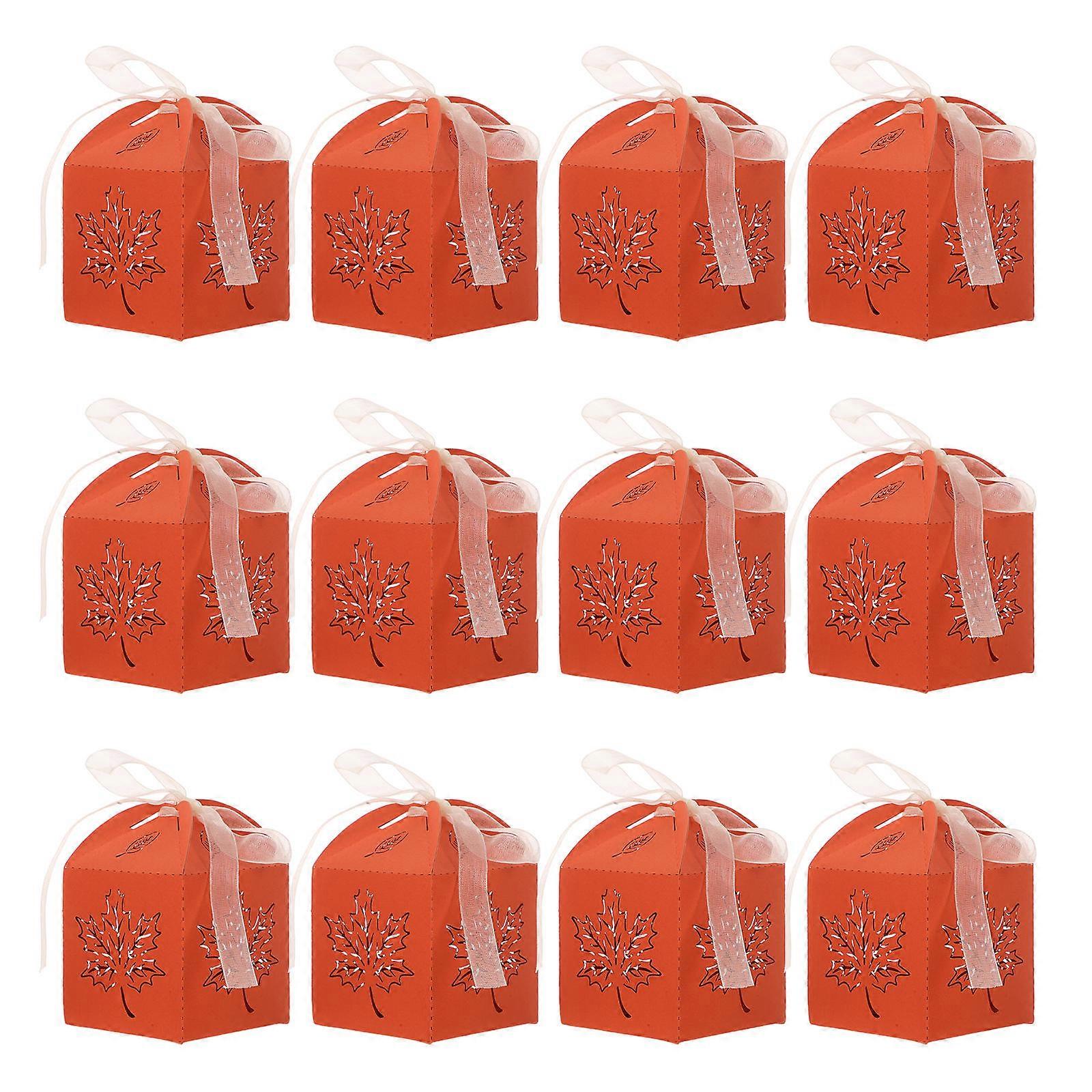 25Pcs Multi-function Chocolate Boxes Reusable Paper Boxes Perfect For Treats At Wedding And Party Occasions