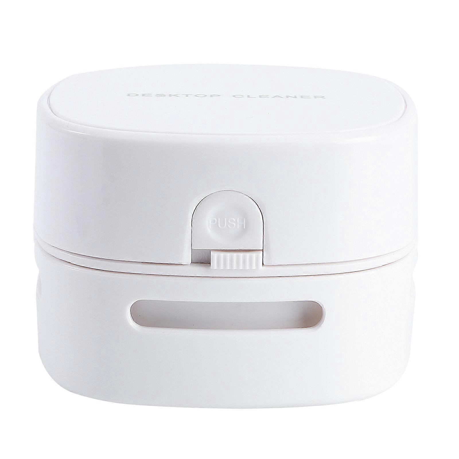 Wireless Dust Cleaner Mini Cleaner For Home Use Made Of Durable ABS In White For Continuous Cleaning 1Set