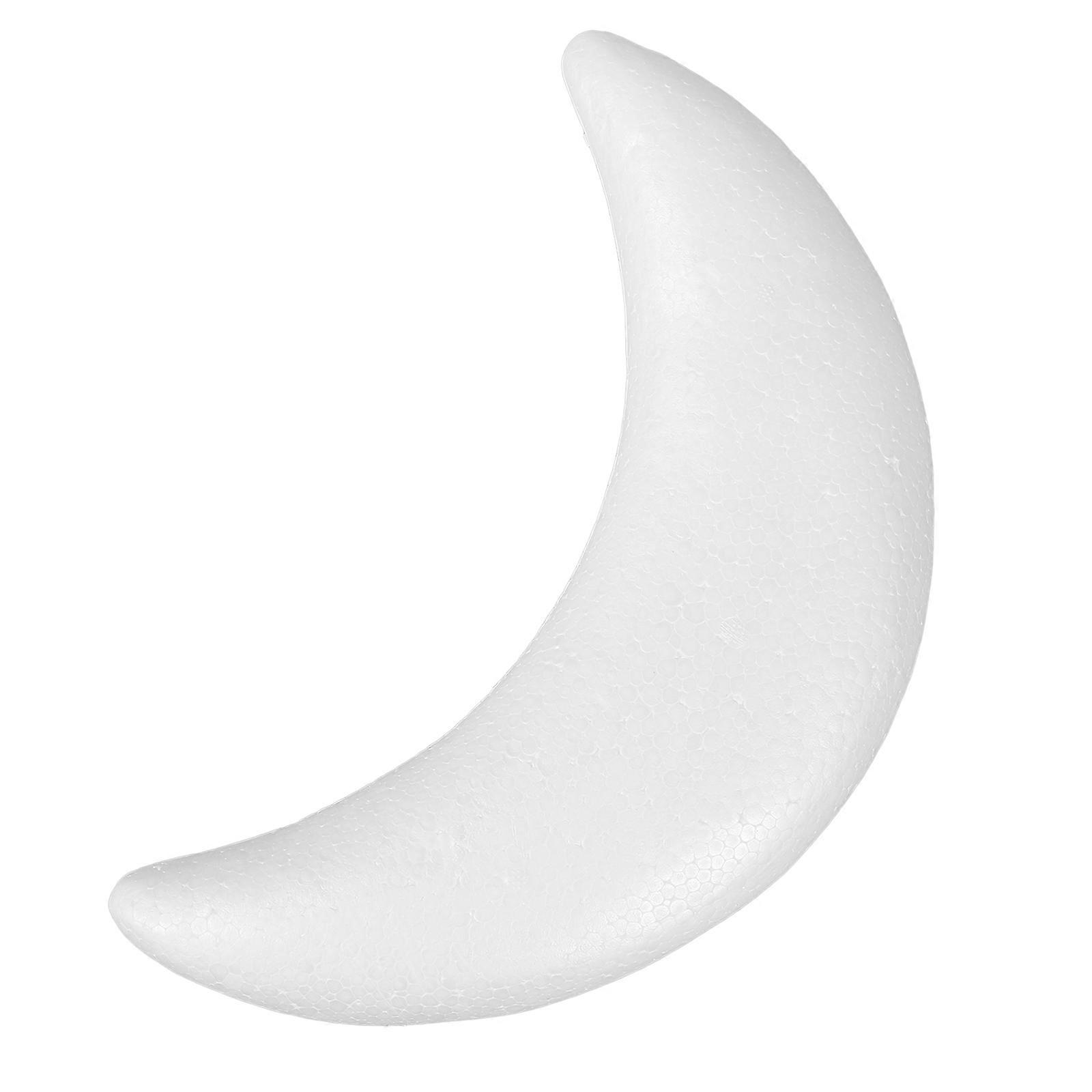 Moon Foam Unfinished Foam Moon Decor for DIY Painting Christmas Crafts Party Decorations Safe Polystyrene Foam Interactive Fun Creativity