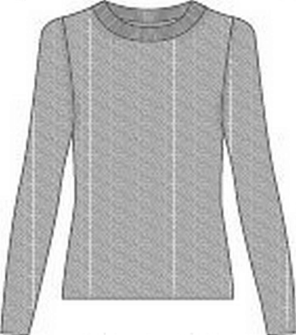 Falke Pure Cashmere Crew Neck Sweater - Heather Grey