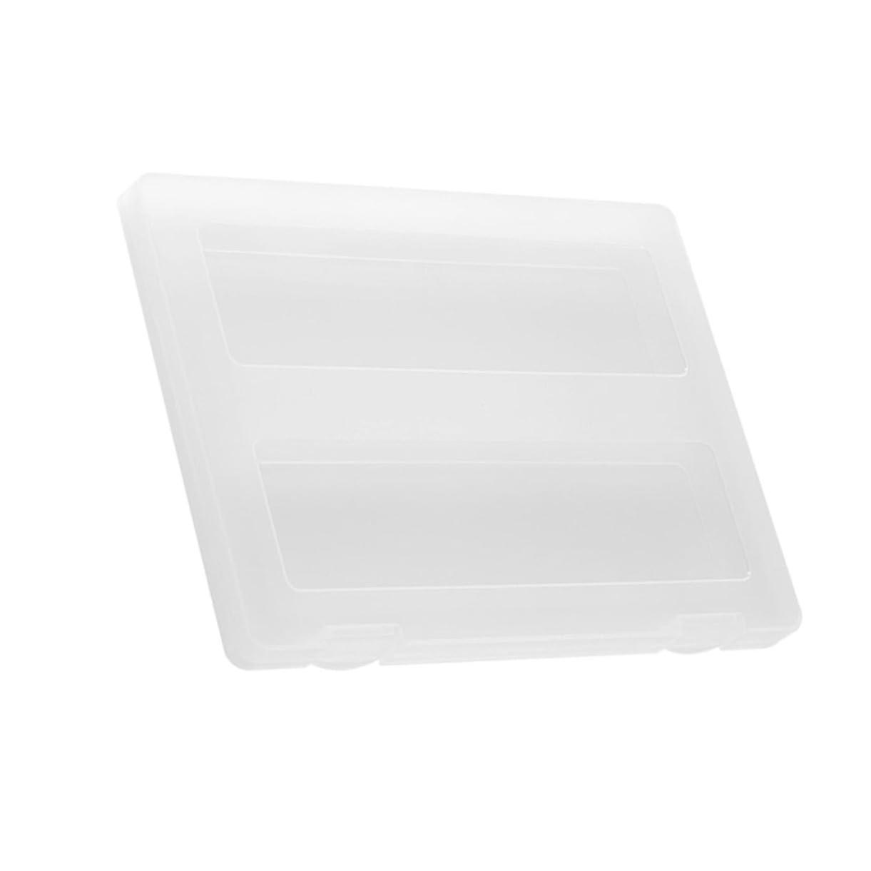 Cardboard Transparent File Box - Clear Document Organiser for Paper Files, Desktop Storage, PP Material, Single Unit