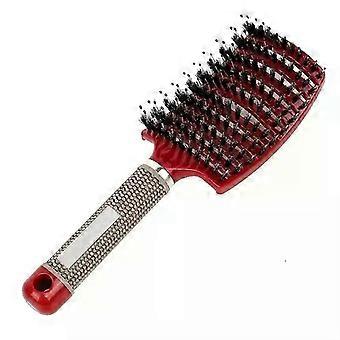 Hair Brush Detangling Hairbrush Bristle&Nylon Women's Wet Curly Hair Scalp Massage Comb Salon Hairdressing Styling Tools