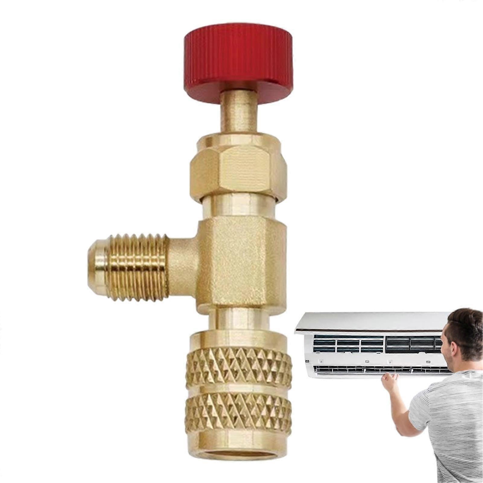 Refrigerant charging valve, liquid safety valve Leakproof ball valve for flow control